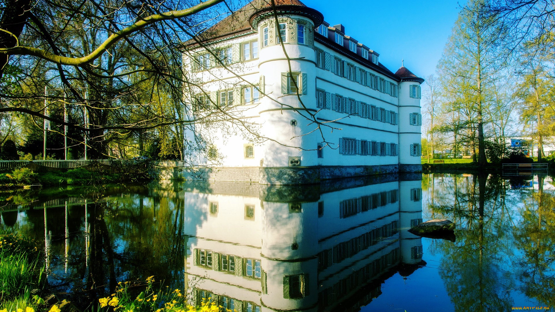 bad, rappenau, germany, города, замки, германии, bad, rappenau, germany