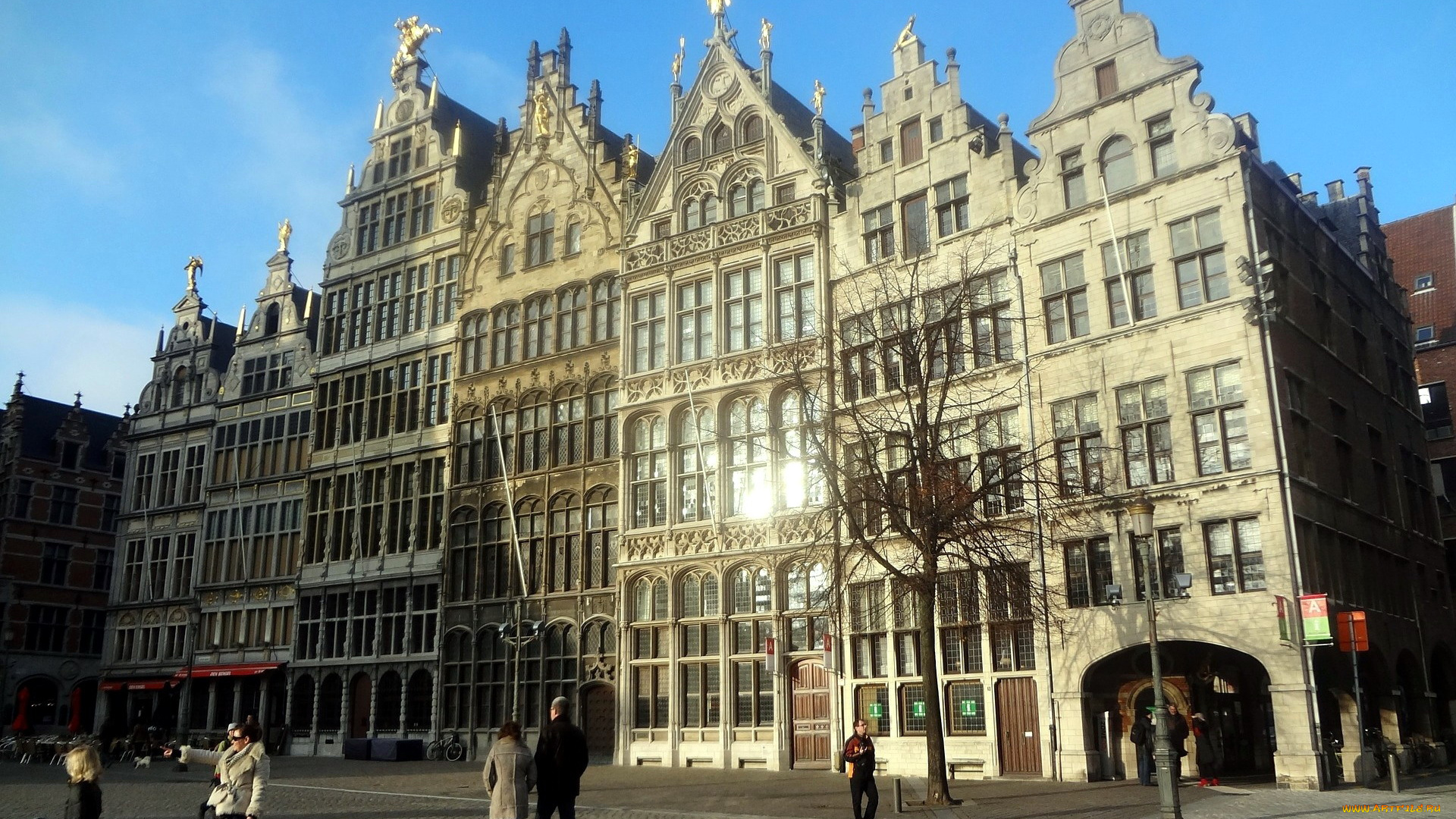 города, антверпен, , бельгия, прохожие, улица