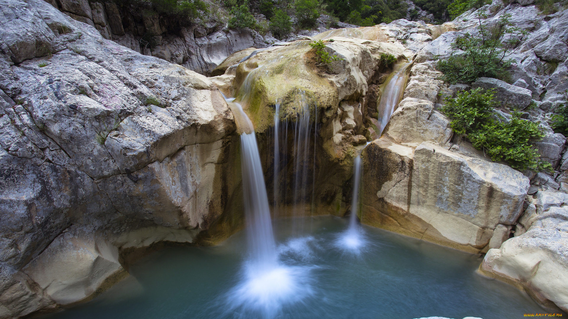 природа, водопады, простор