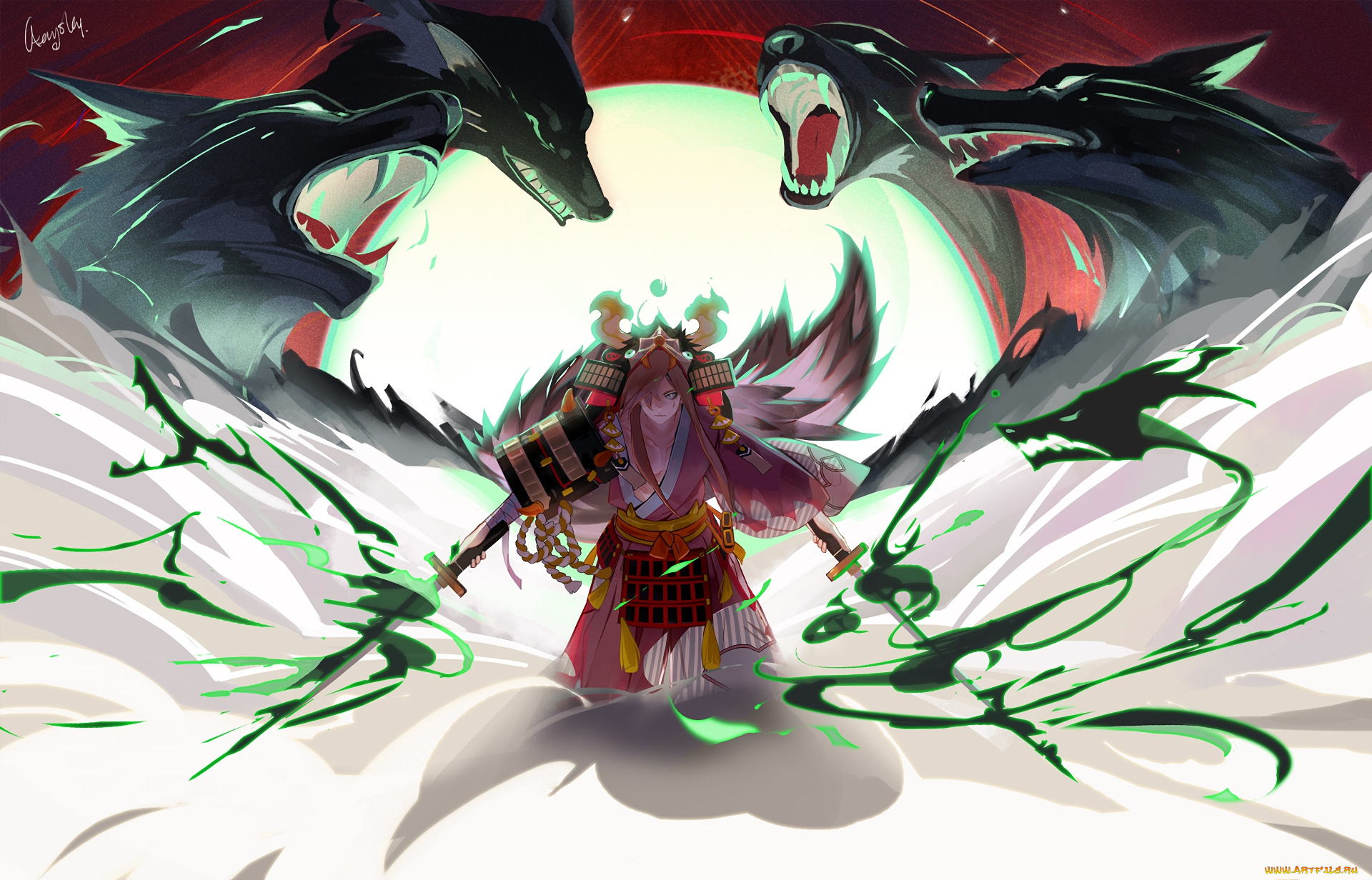 аниме, onmyouji, онмёджи