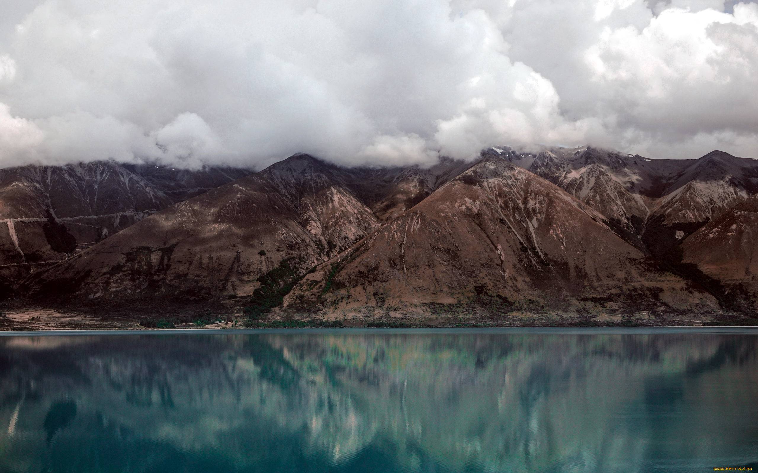 природа, реки, озера, отражение, озеро, горы