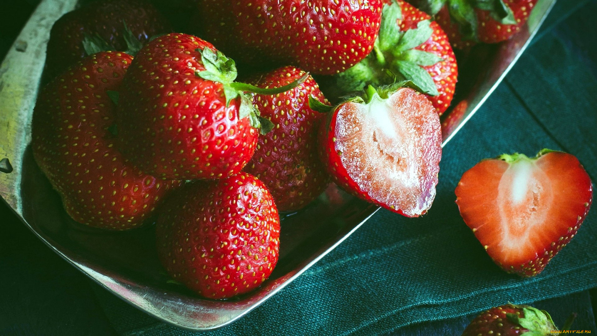 еда, клубника, , земляника