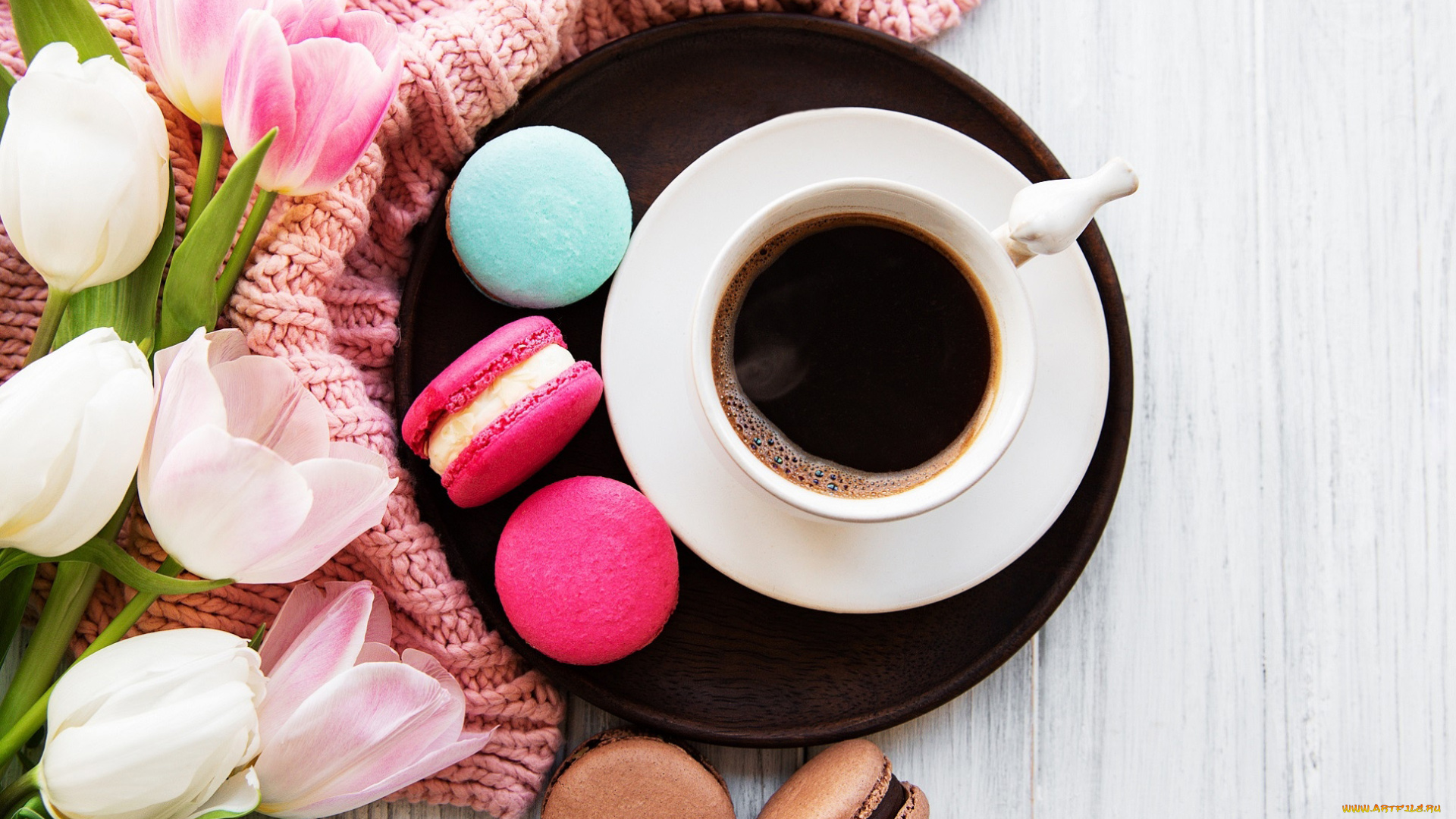 еда, макаруны, лакомство, печенье