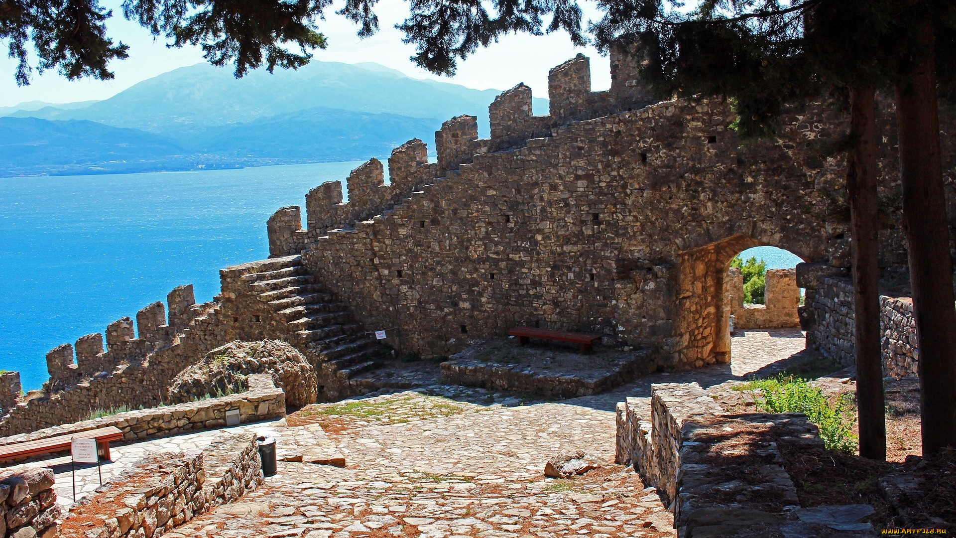 nafpaktos, fortress, , greece, города, -, дворцы, , замки, , крепости, greece, nafpaktos, fortress
