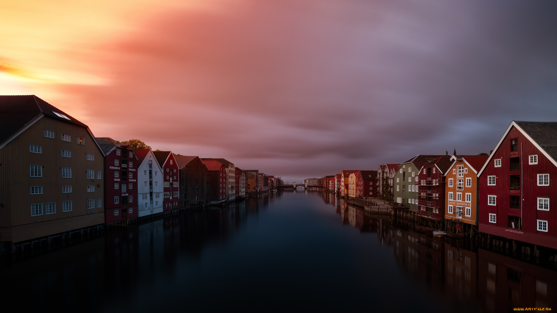 trondheim, , norway, города, -, улицы, , площади, , набережные, norway