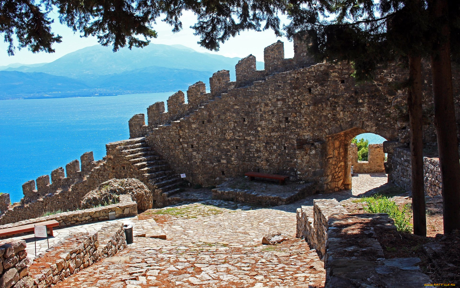 nafpaktos, fortress, , greece, города, -, дворцы, , замки, , крепости, greece, nafpaktos, fortress