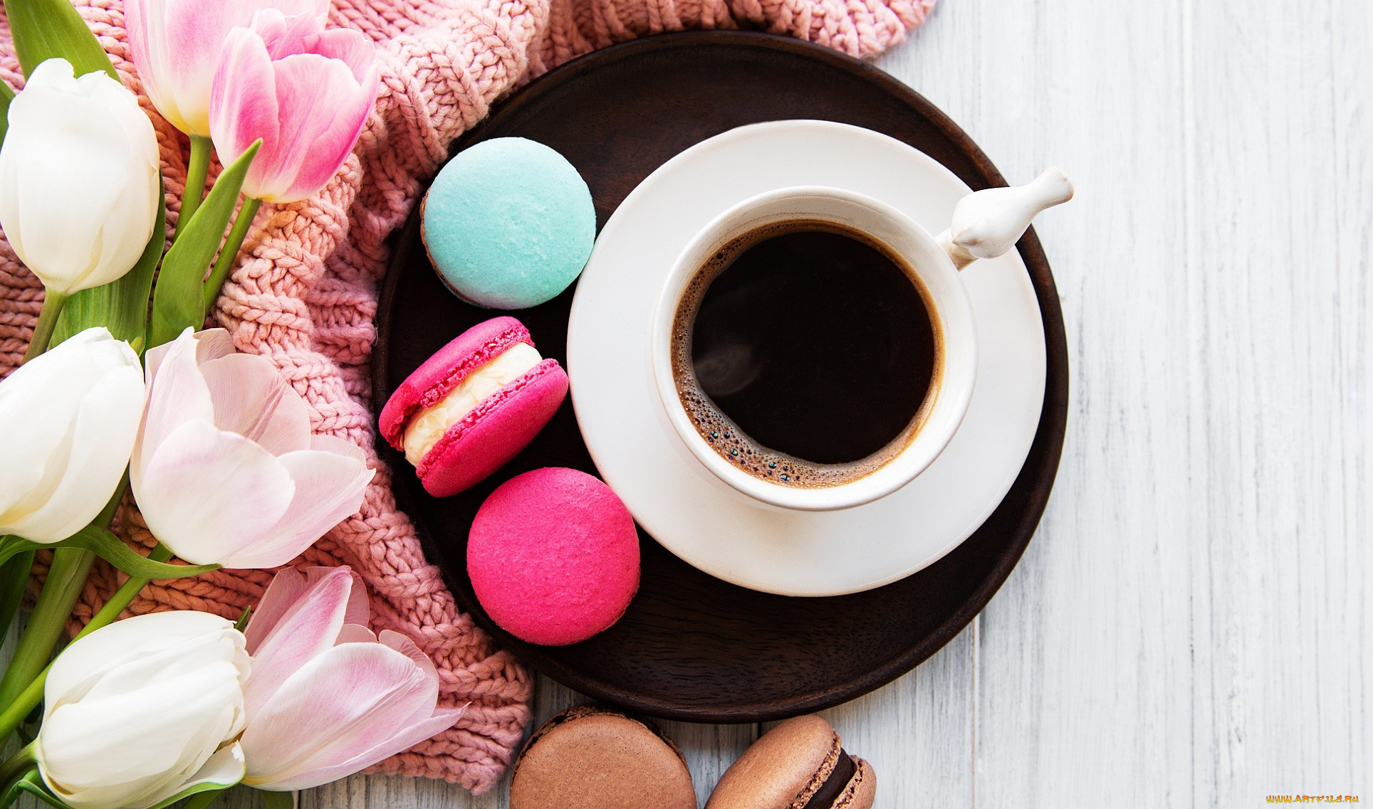 еда, макаруны, лакомство, печенье