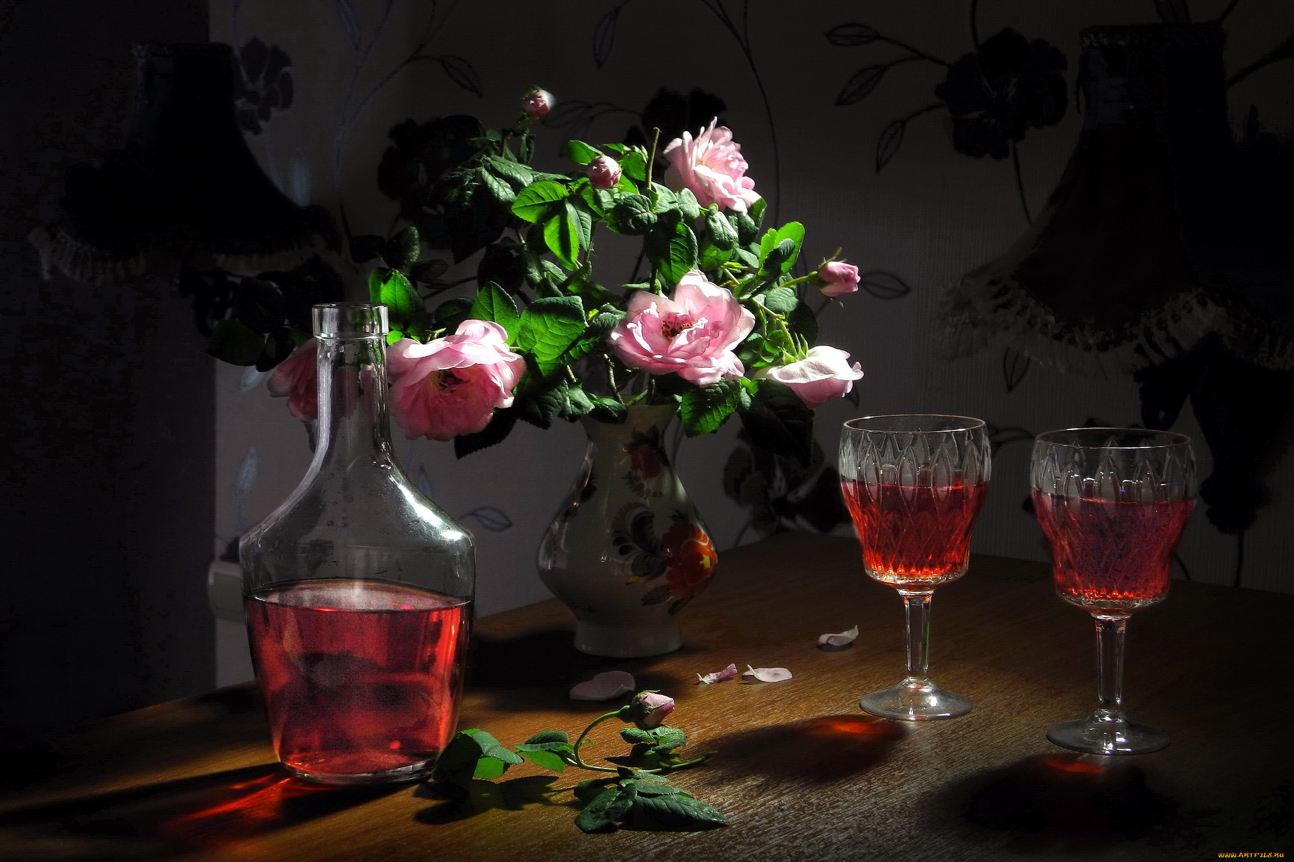 еда, напитки, , вино, букет, наливка, бокалы, графин
