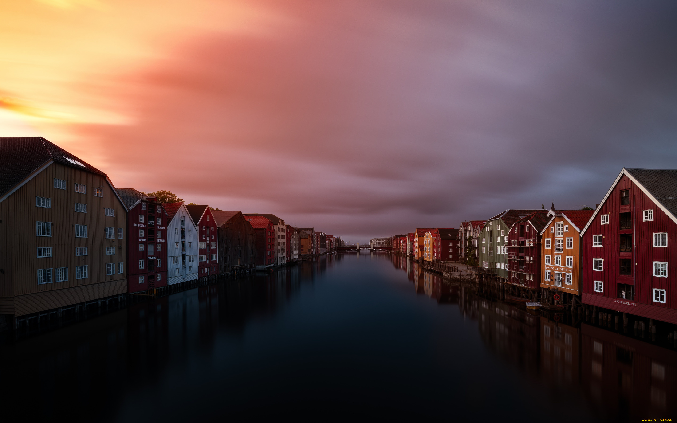 trondheim, , norway, города, -, улицы, , площади, , набережные, norway