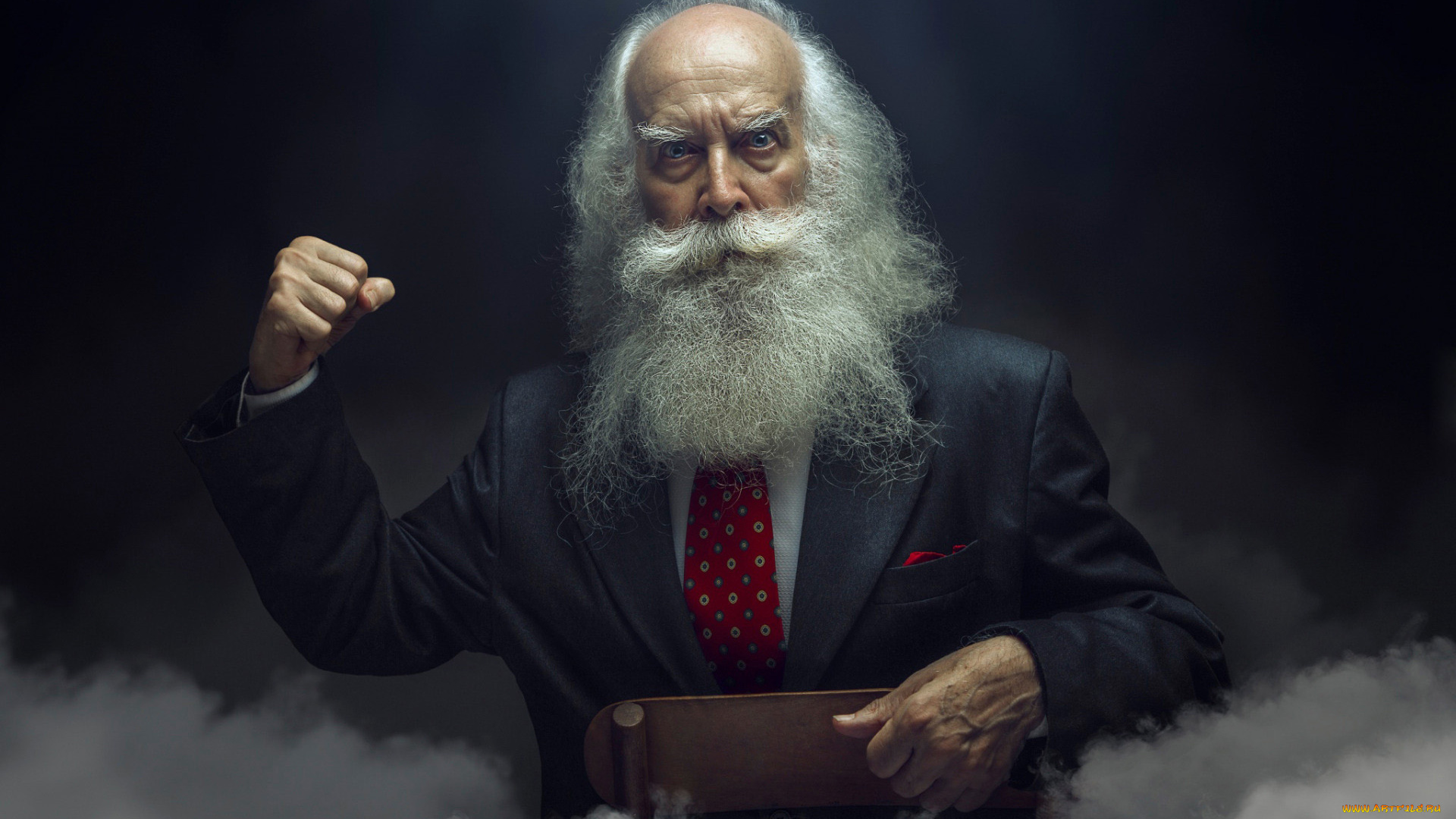 мужчины, -, unsort, седина, борода, жест