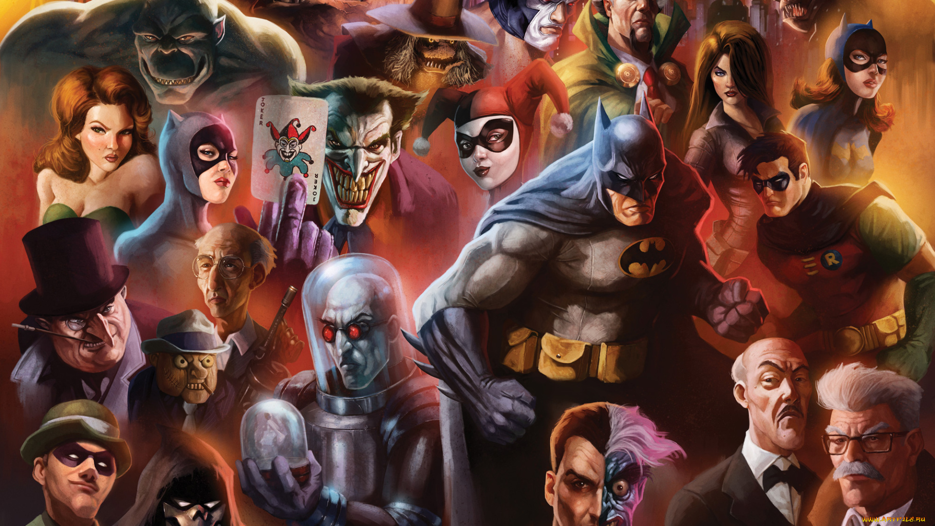 рисованное, комиксы, девушки, мужчины, фон, униформа, взгляд