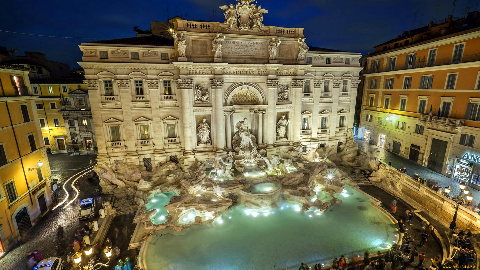 trevi, fountain, города, рим, , ватикан, , италия, trevi, fountain