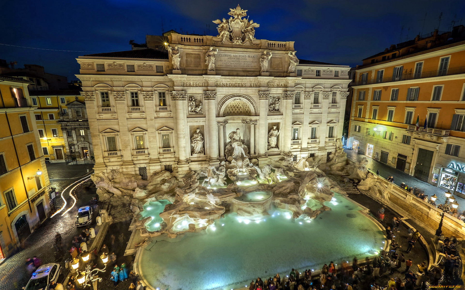 trevi, fountain, города, рим, , ватикан, , италия, trevi, fountain