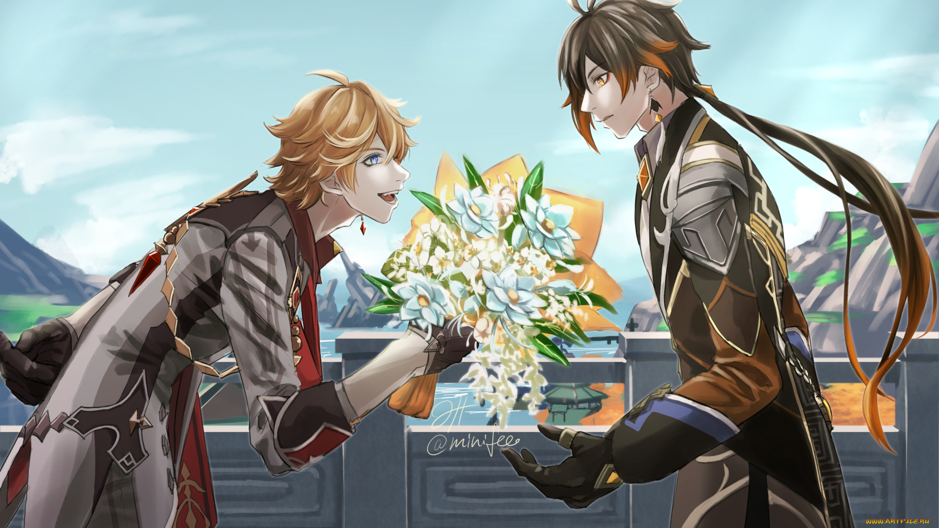 аниме, genshin, impact, genshin, impact