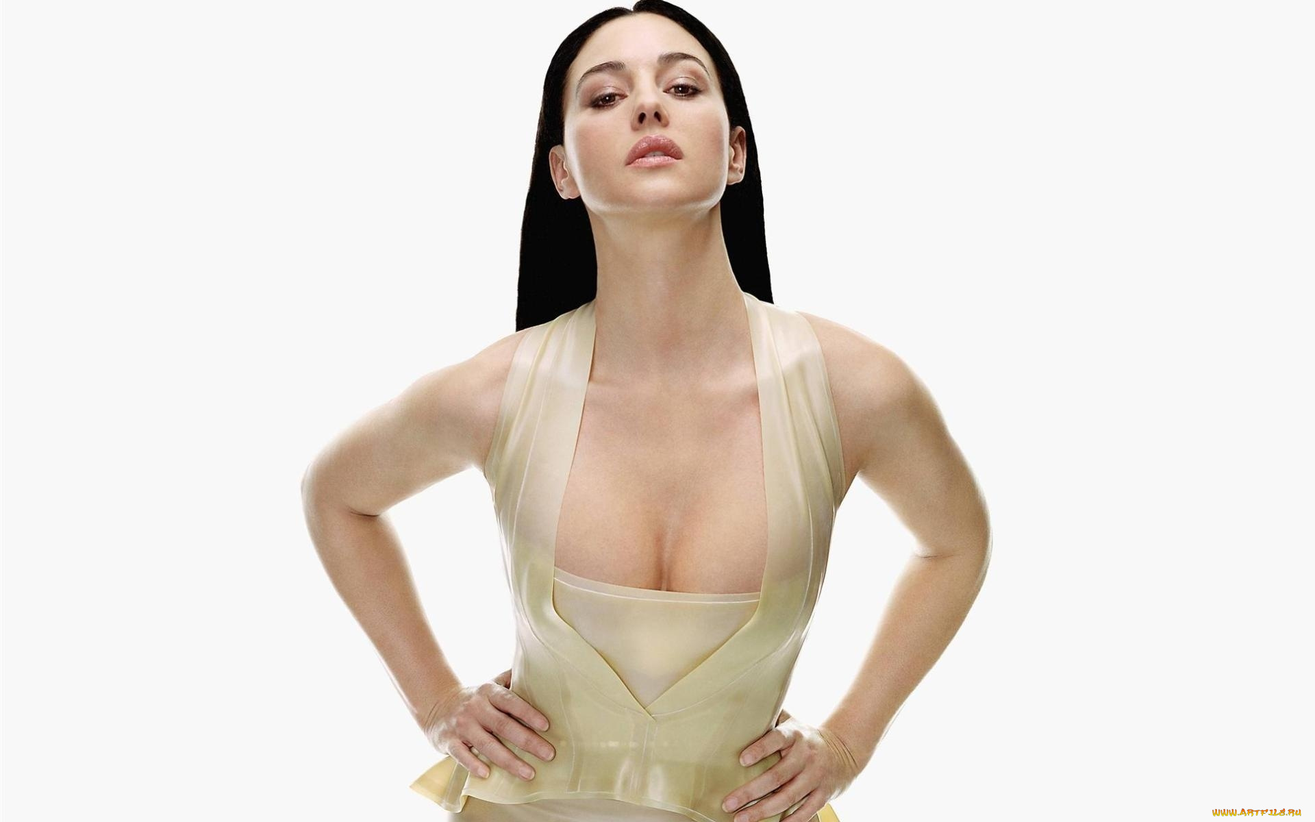 девушки, monica, bellucci, актриса, брюнетка, платье