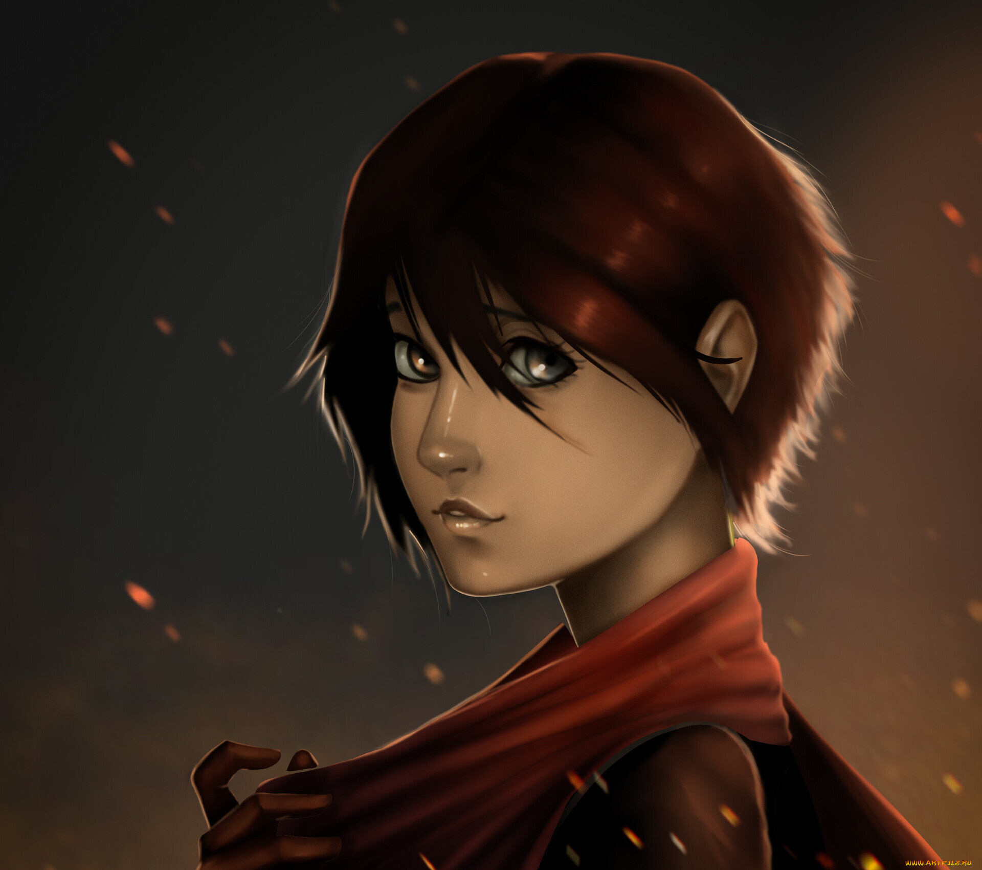 аниме, shingeki, no, kyojin, атака, титанов