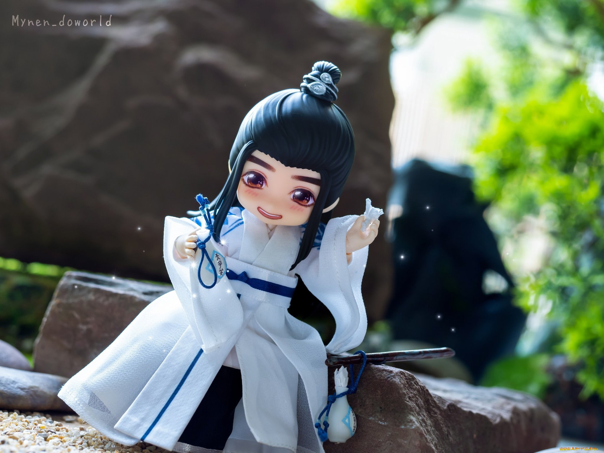 разное, куклы, вэй, усянь, кукла, кувшин, камни