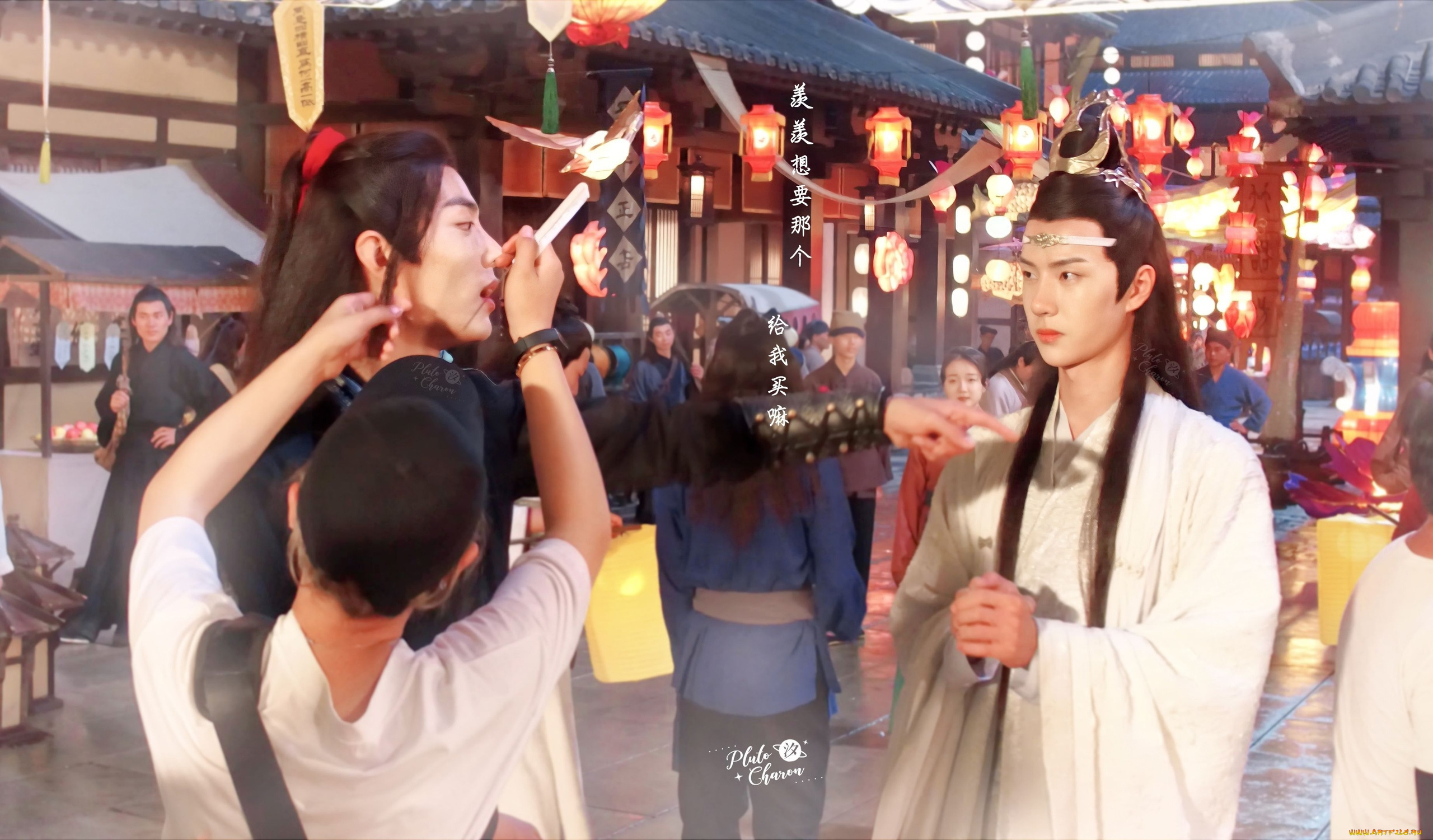 разное, знаменитости, ван, ибо, сяо, чжань, съемки, костюмы, люди