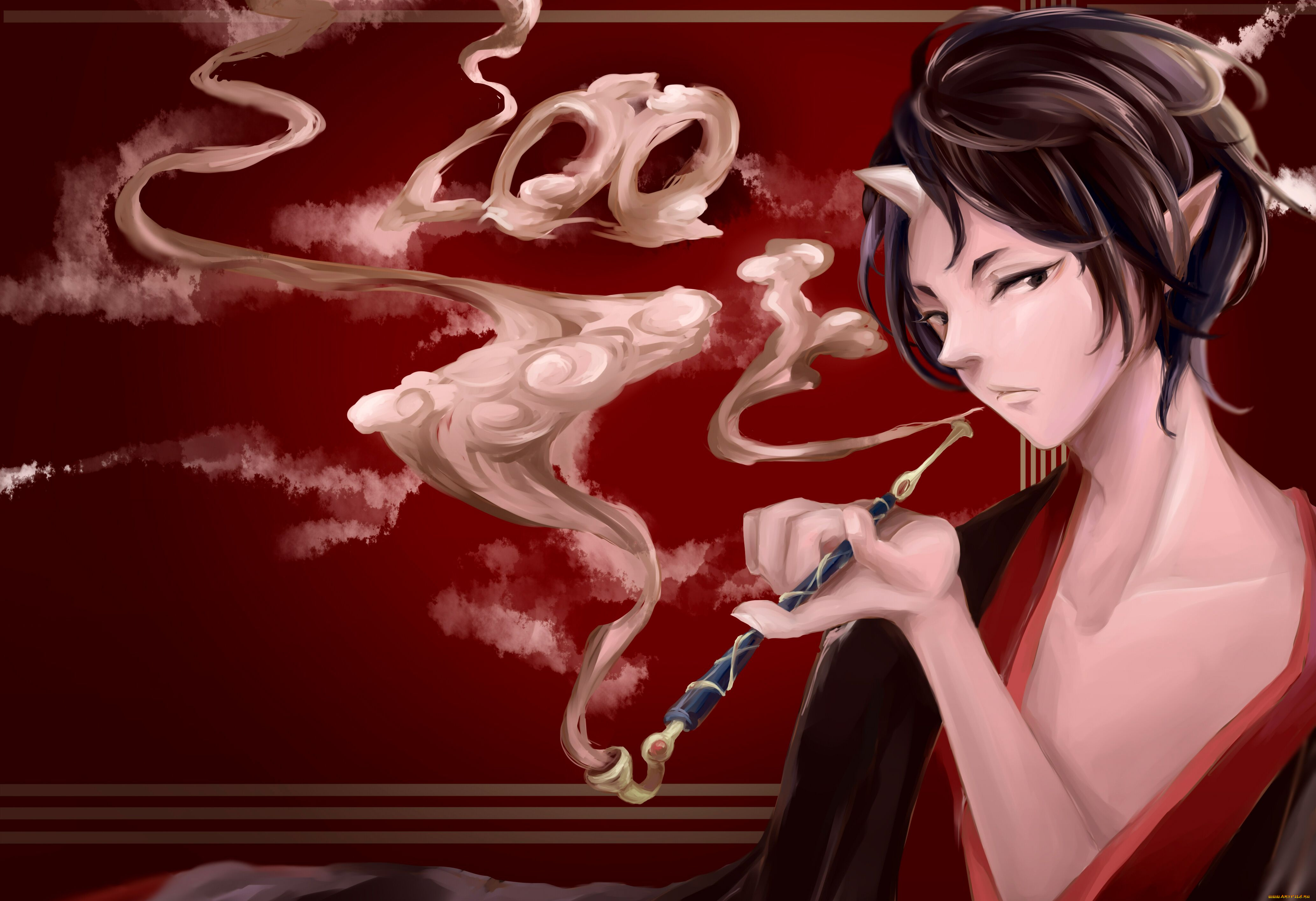 аниме, hoozuki, no, reitetsu, хладнокровный, ходзуки