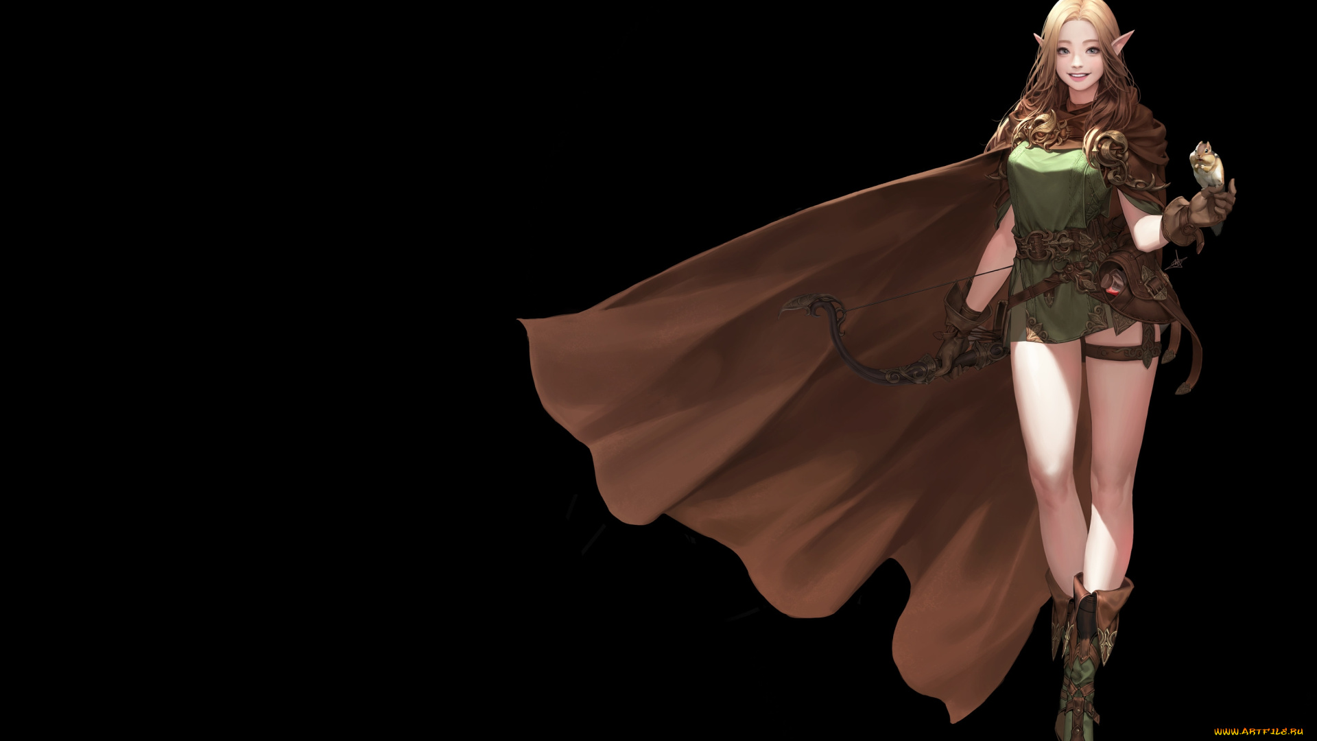 фэнтези, эльфы, девушка