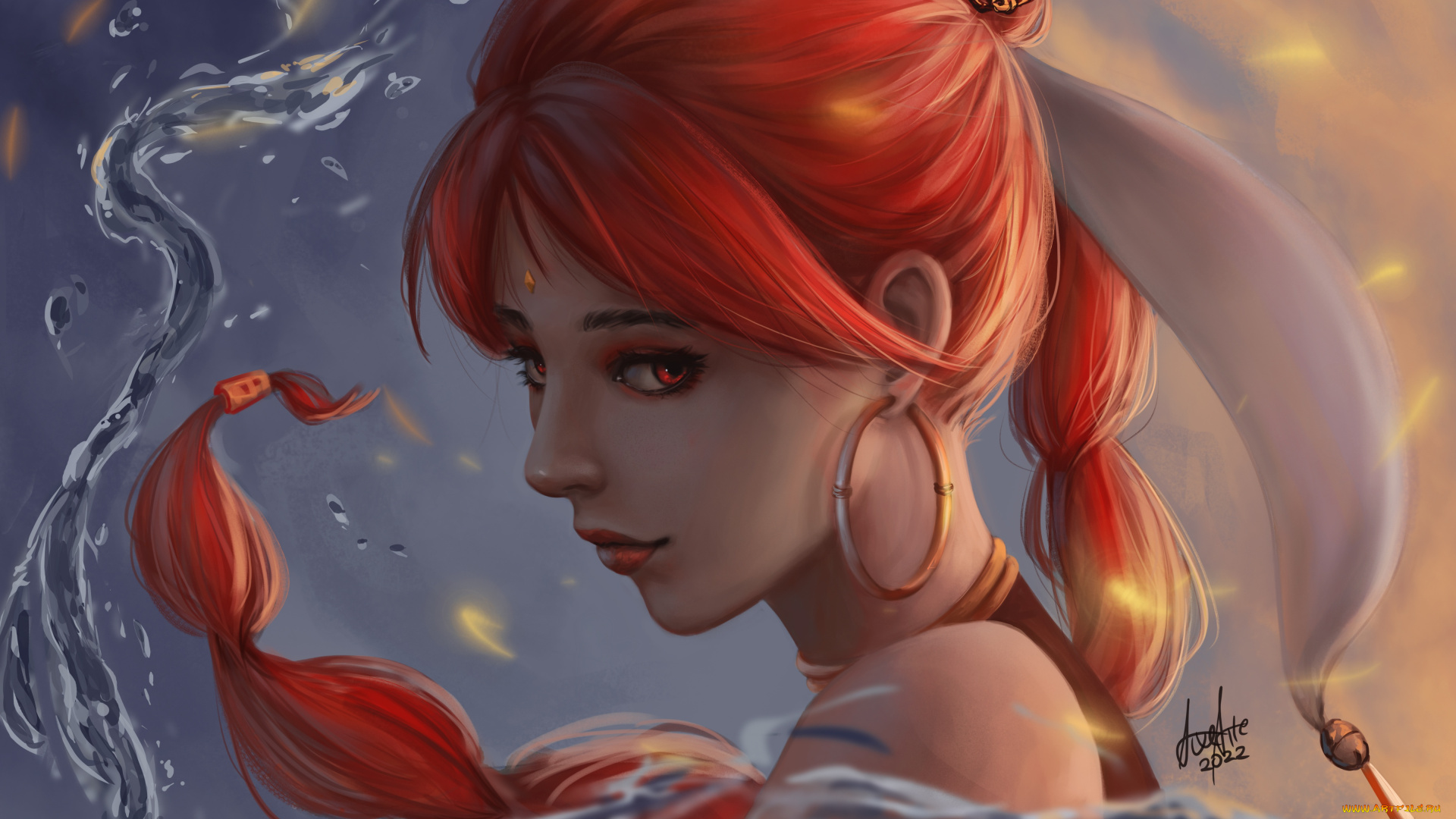 fire, emblem, видео, игры, девушка