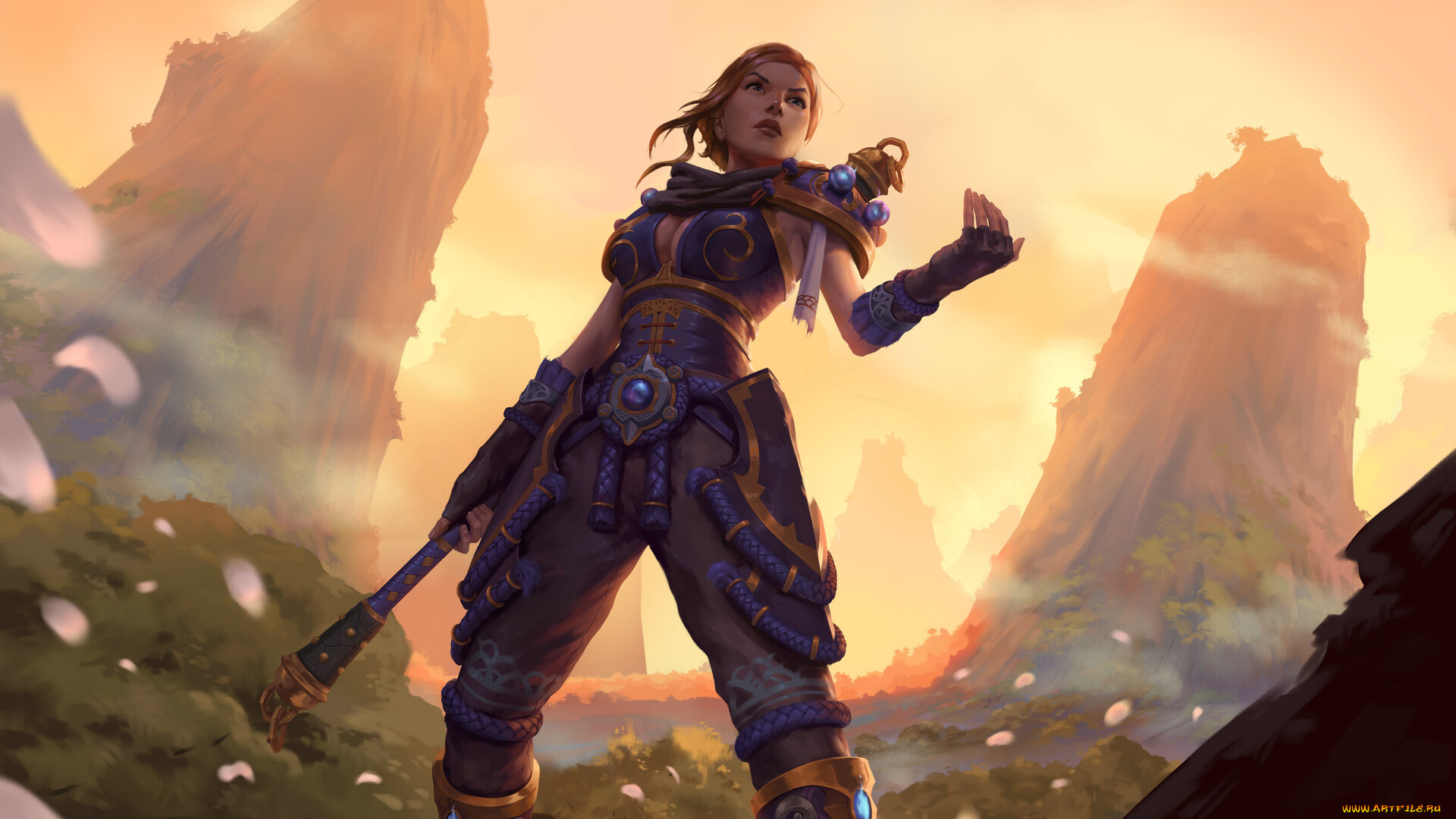 warcraft, видео, игры, world, of, warcraft, девушка