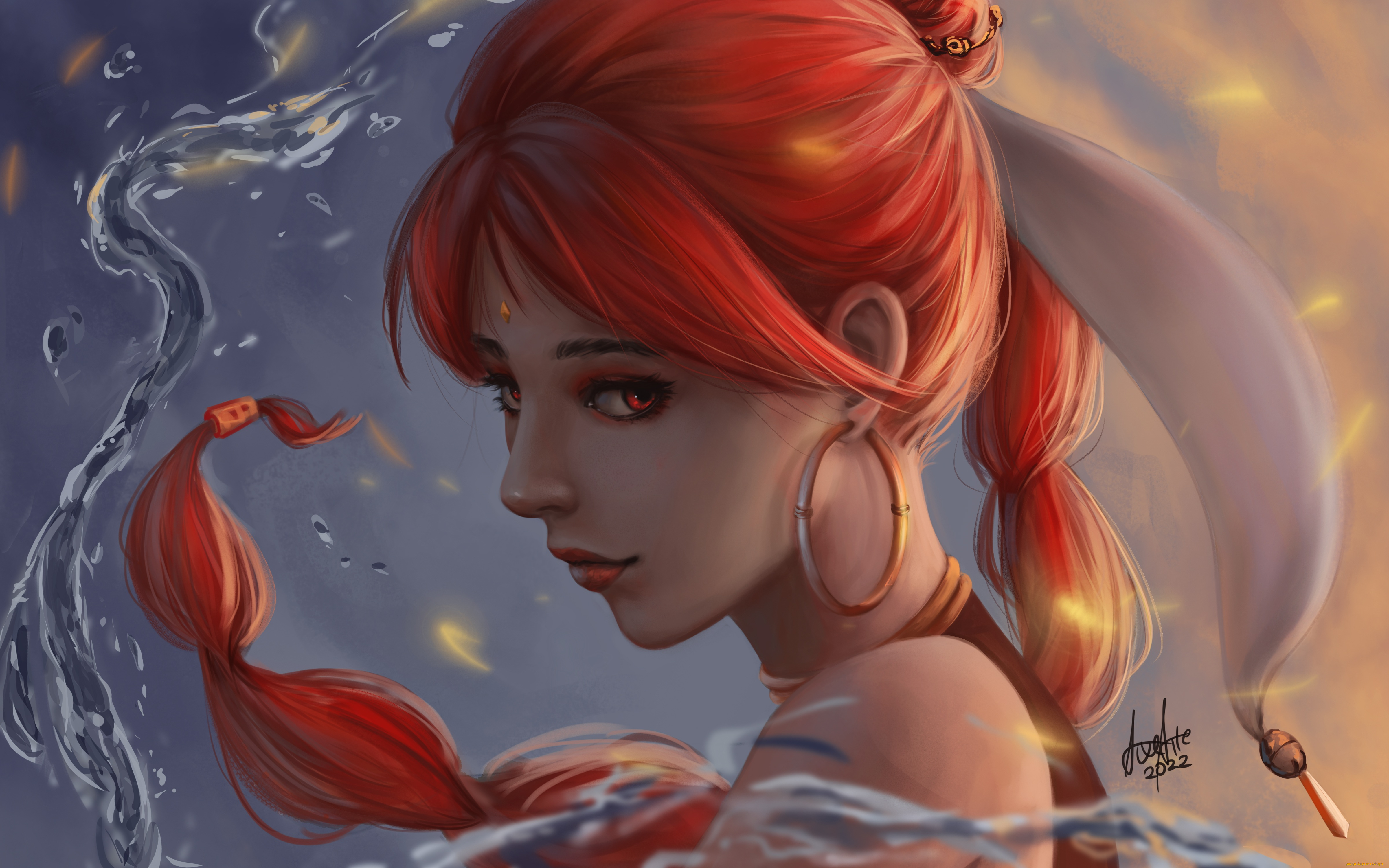 fire, emblem, видео, игры, девушка