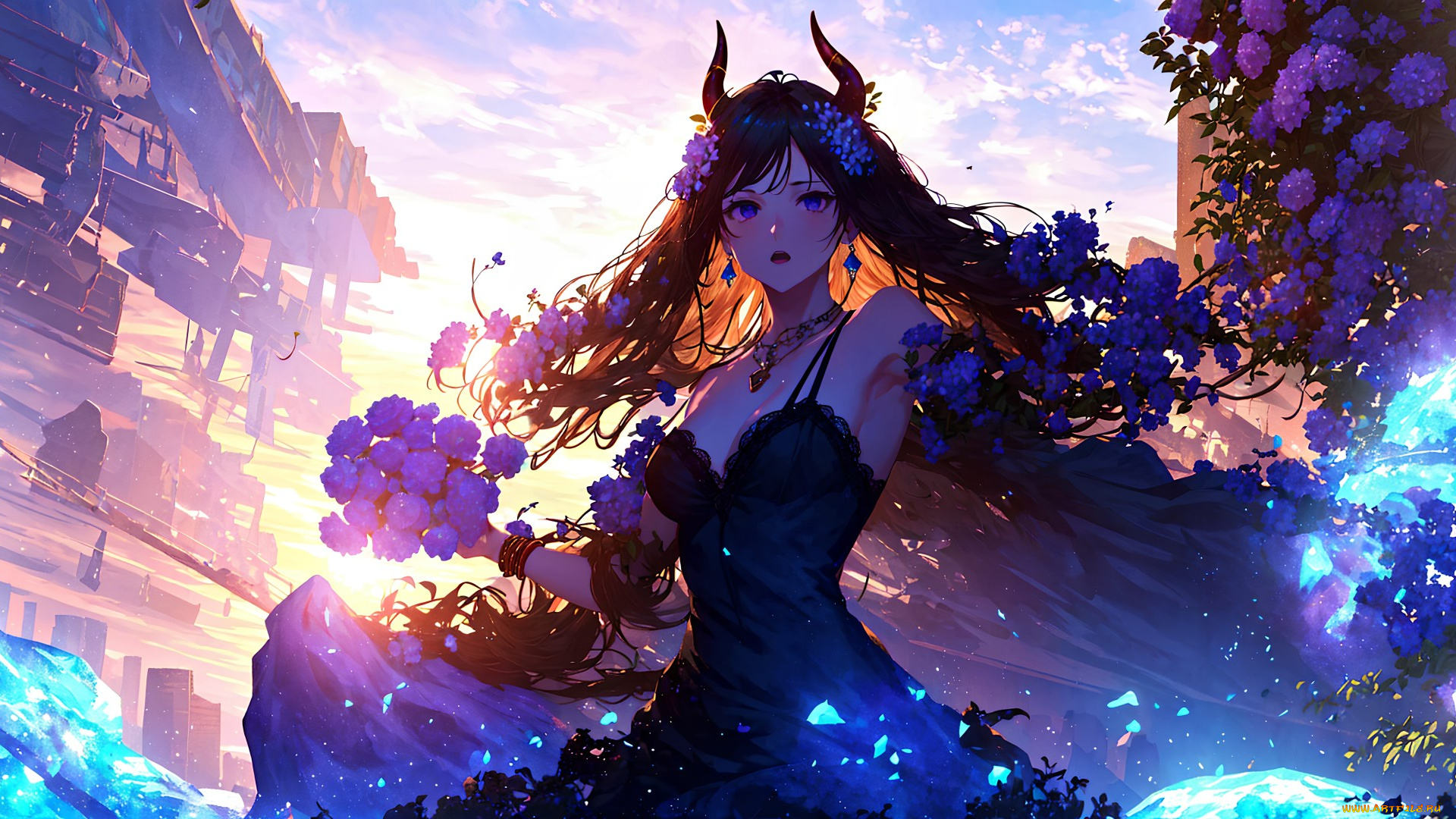 аниме, ангелы, , демоны, нейросети, графика, нейроарт, ai, art, нейронные, сети, рисунки, нейро, искусство, девушка