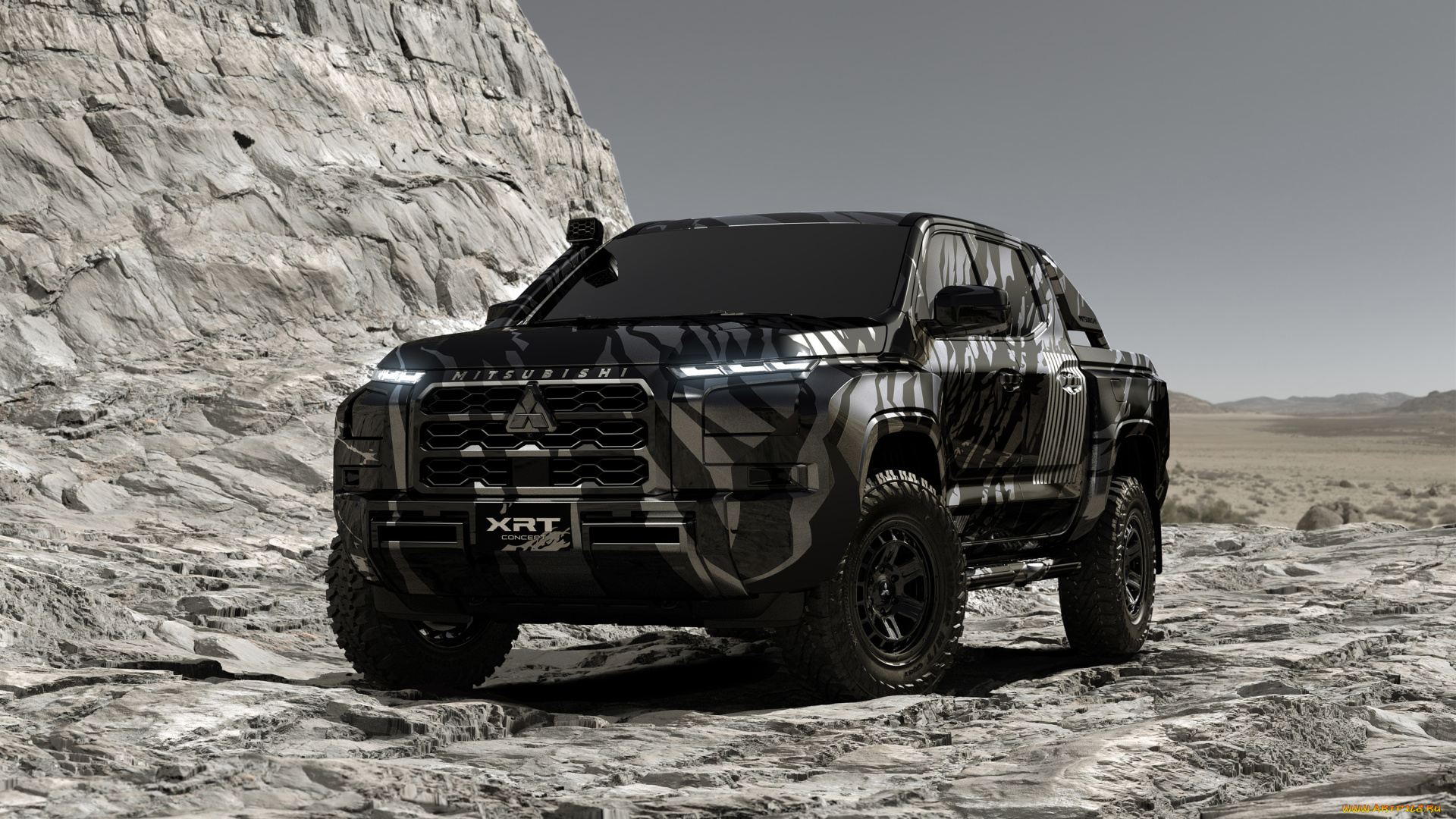 автомобили, mitsubishi, xrt, concept, 2023, пикап, мицубиси, внедорожник, концепт