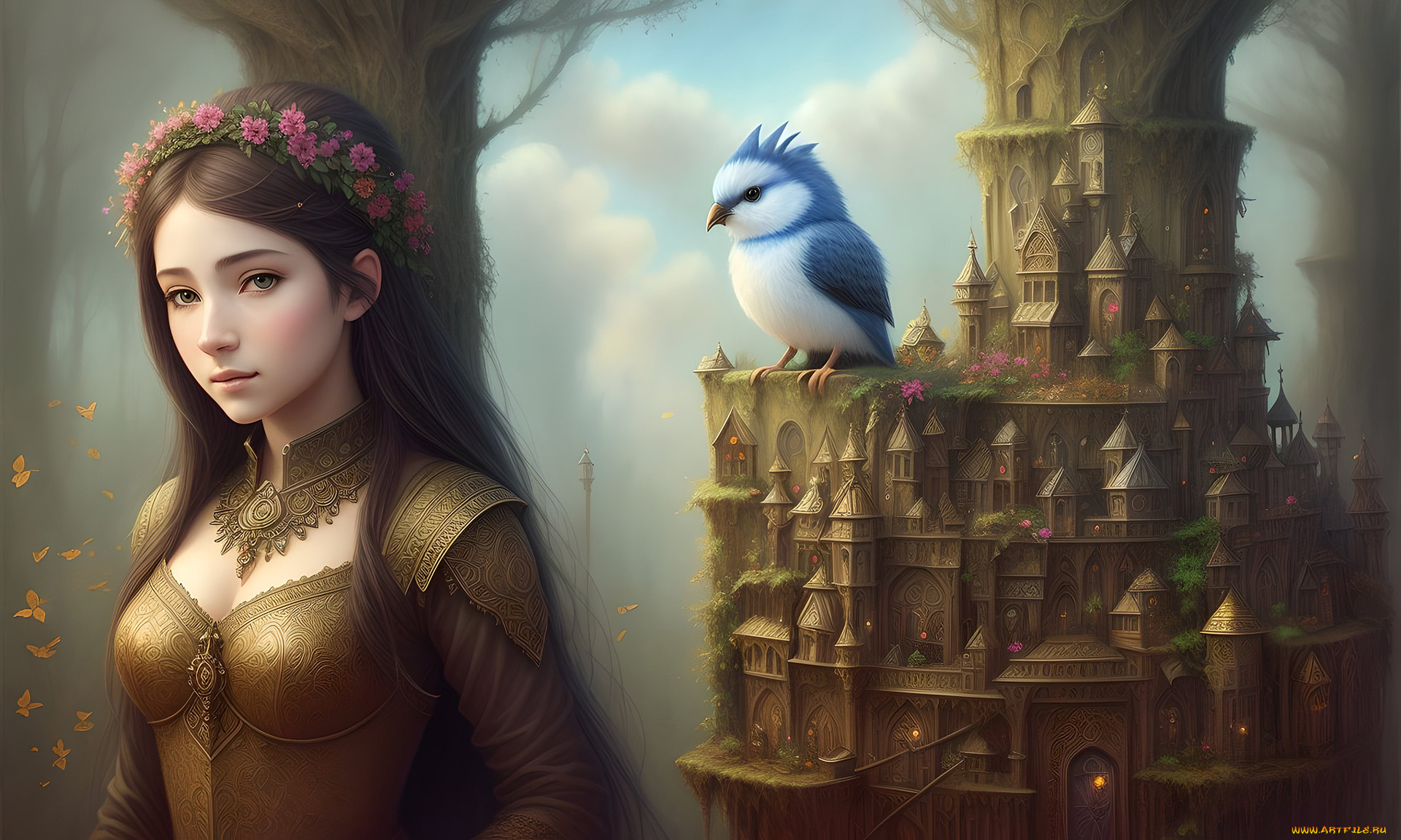 фэнтези, девушки, нейросети, графика, нейроарт, ai, art, нейронные, сети, рисунки, нейро, искусство