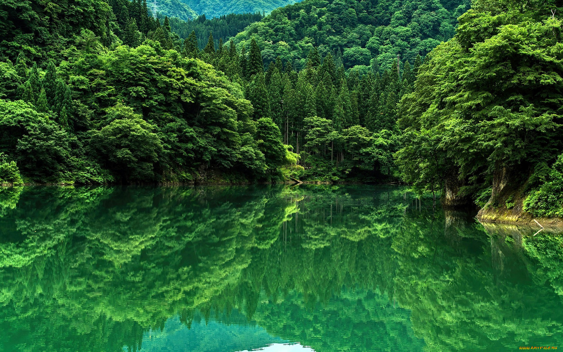 природа, реки, озера, лес, горы, озеро