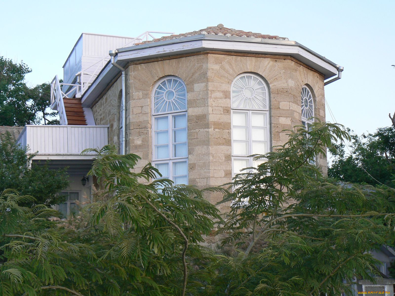 дом, волошина, города, здания, дома