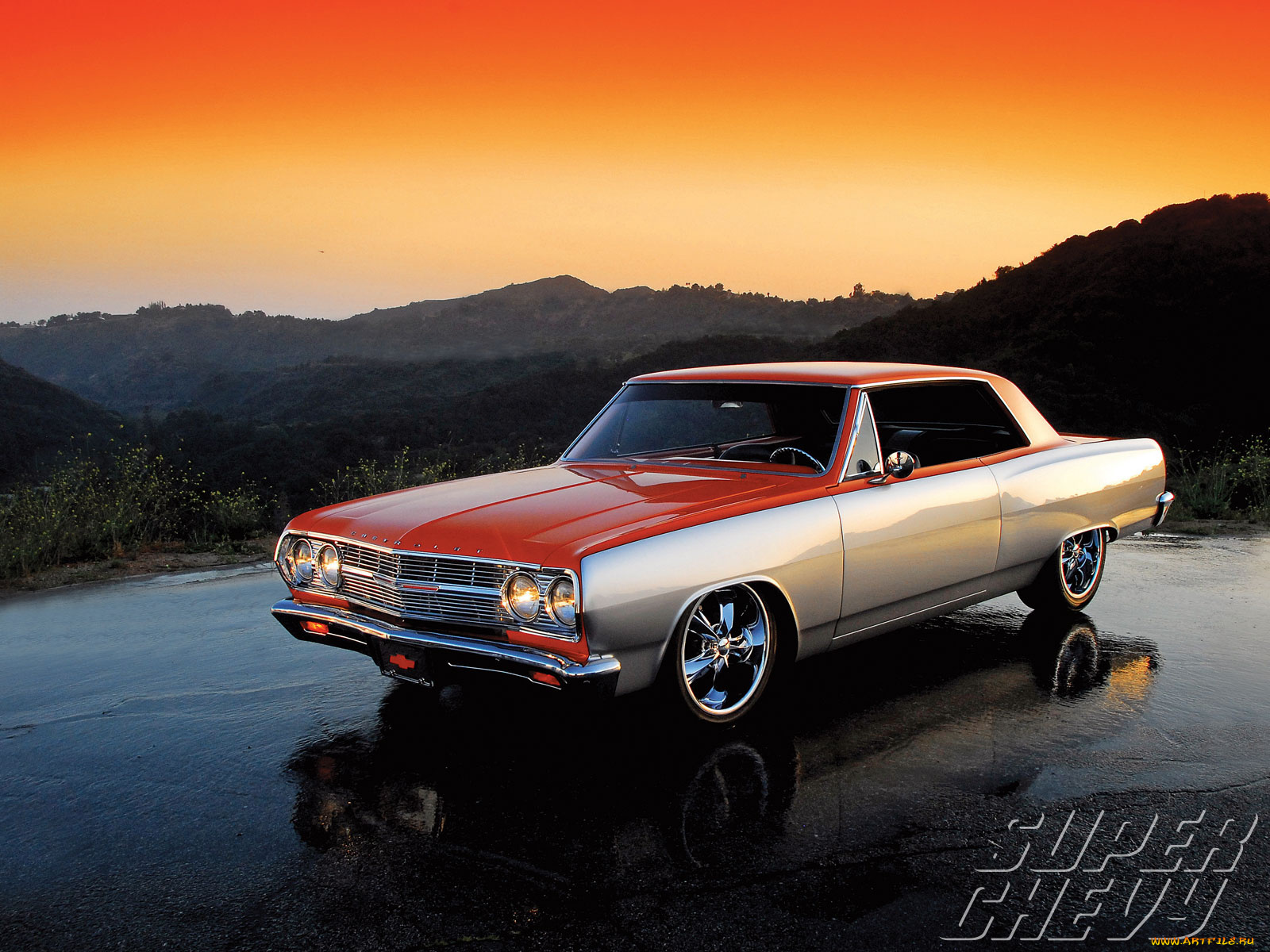 1965, chevy, chevelle, автомобили, chevrolet