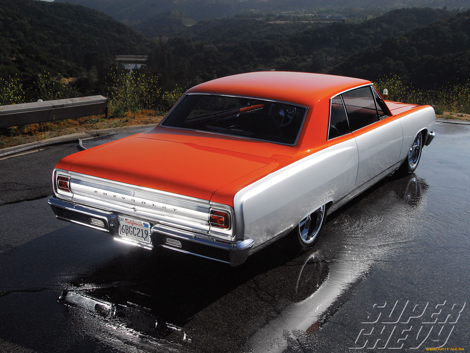 1965, chevy, chevelle, автомобили, chevrolet