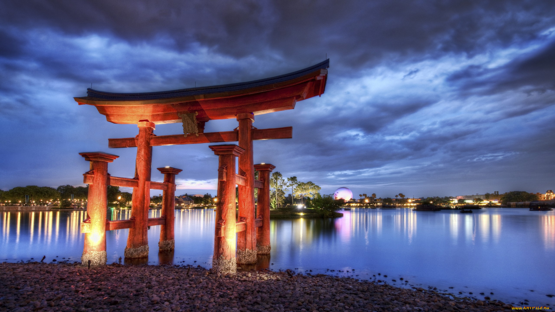 города, пейзажи