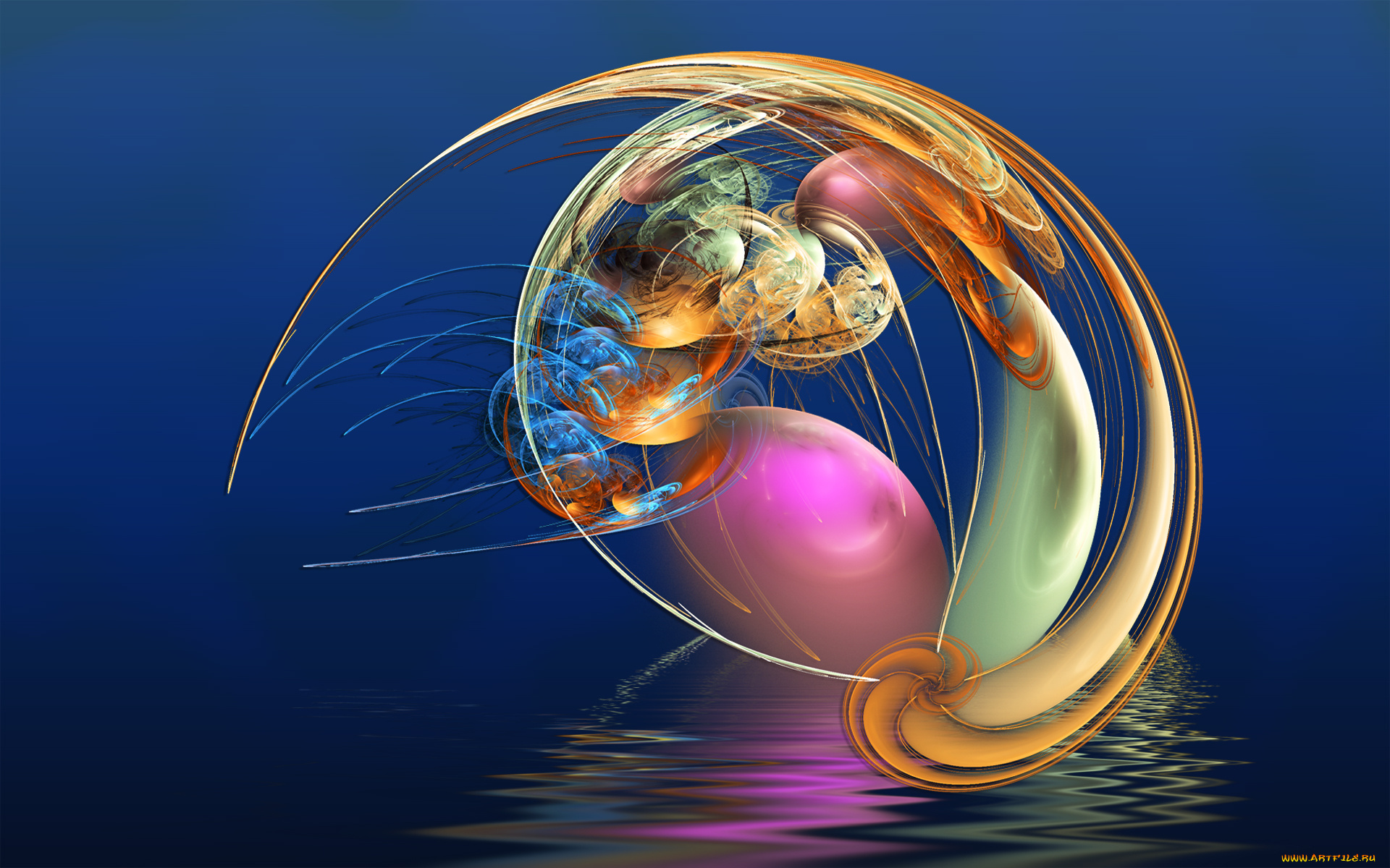 splenda, 3д, графика, fractal, фракталы, узор