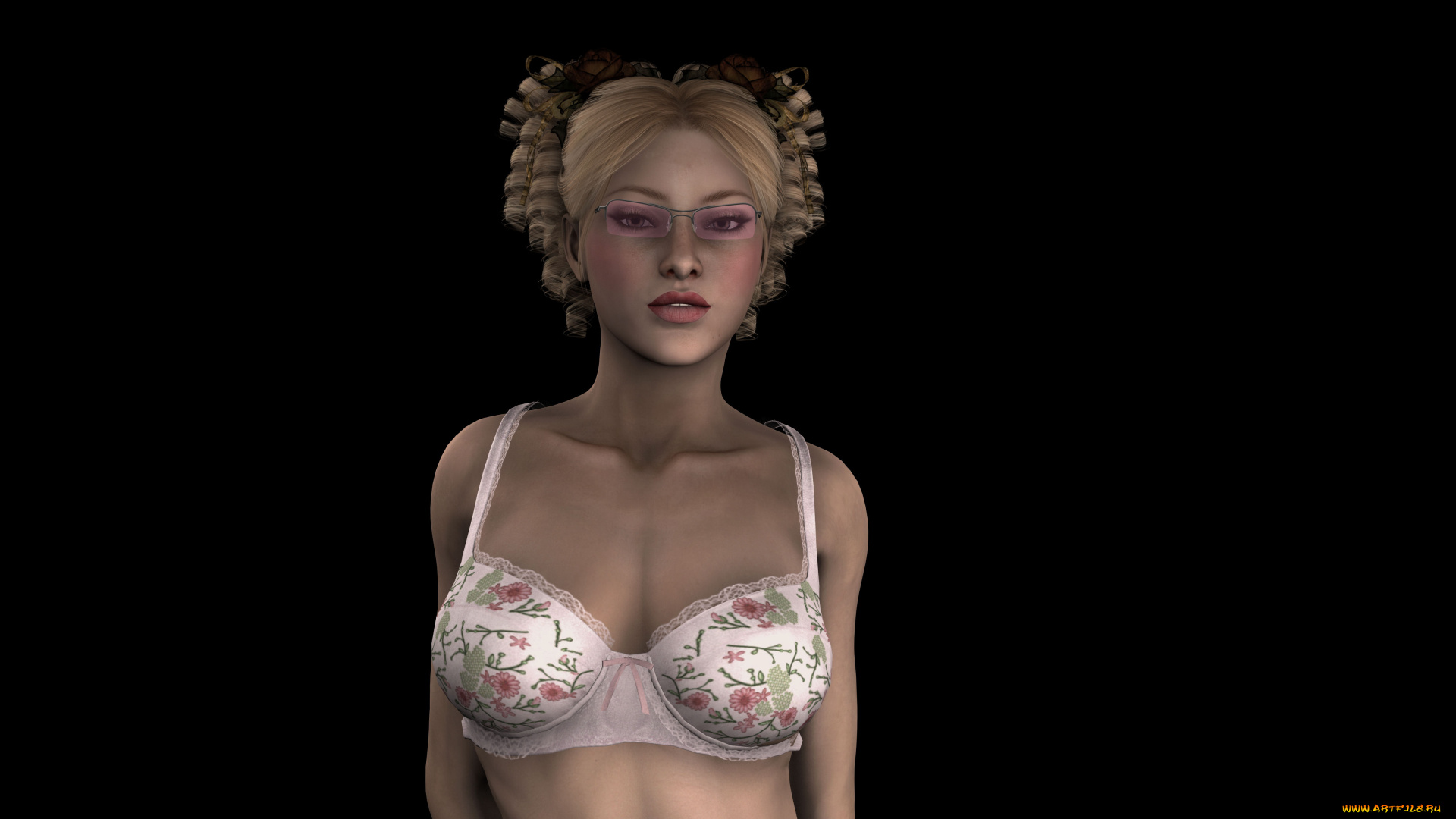 3д, графика, people, люди, очки, девушка