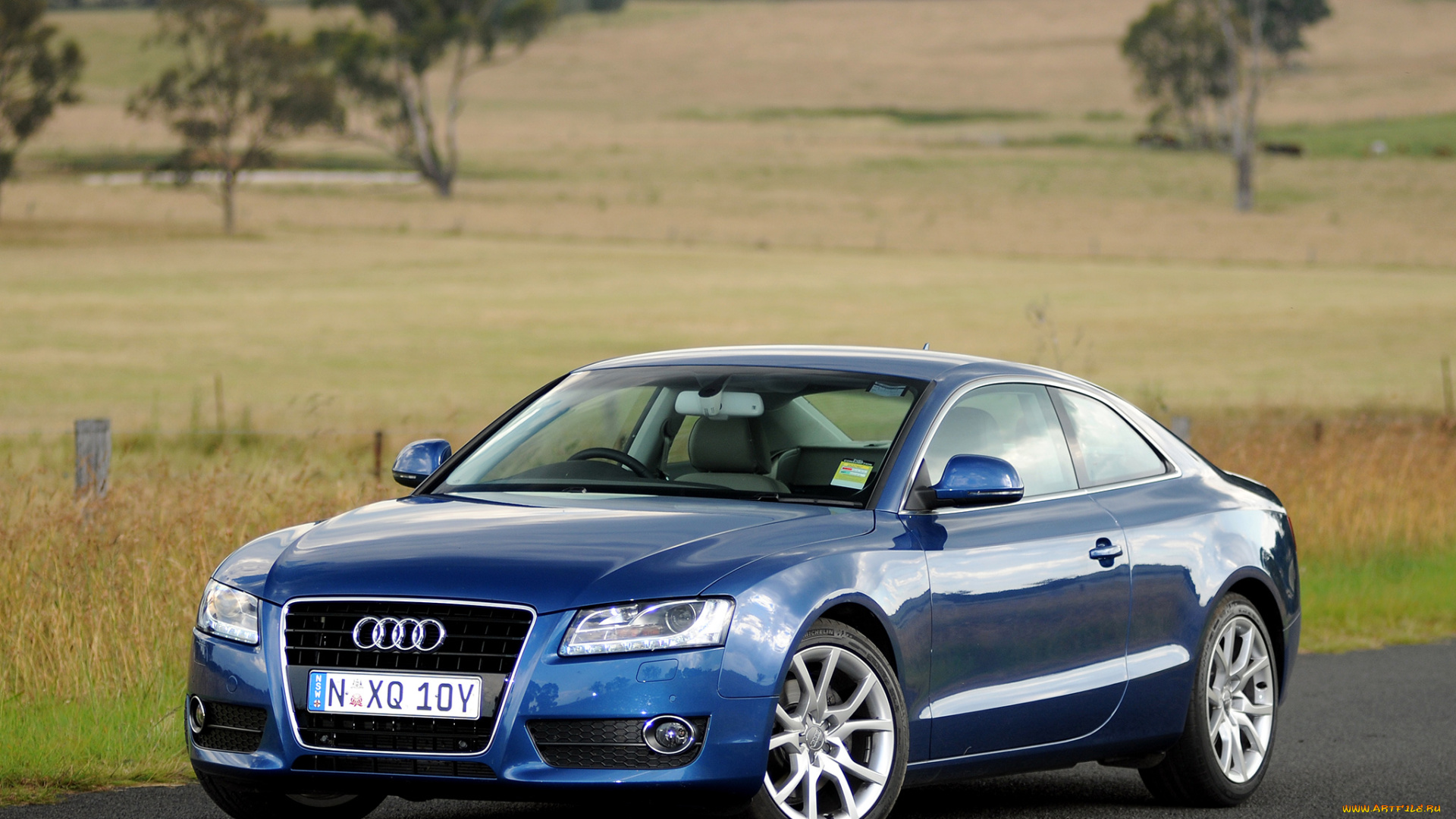 автомобили, audi, 3-2, синий, au-spec, coupе, a5