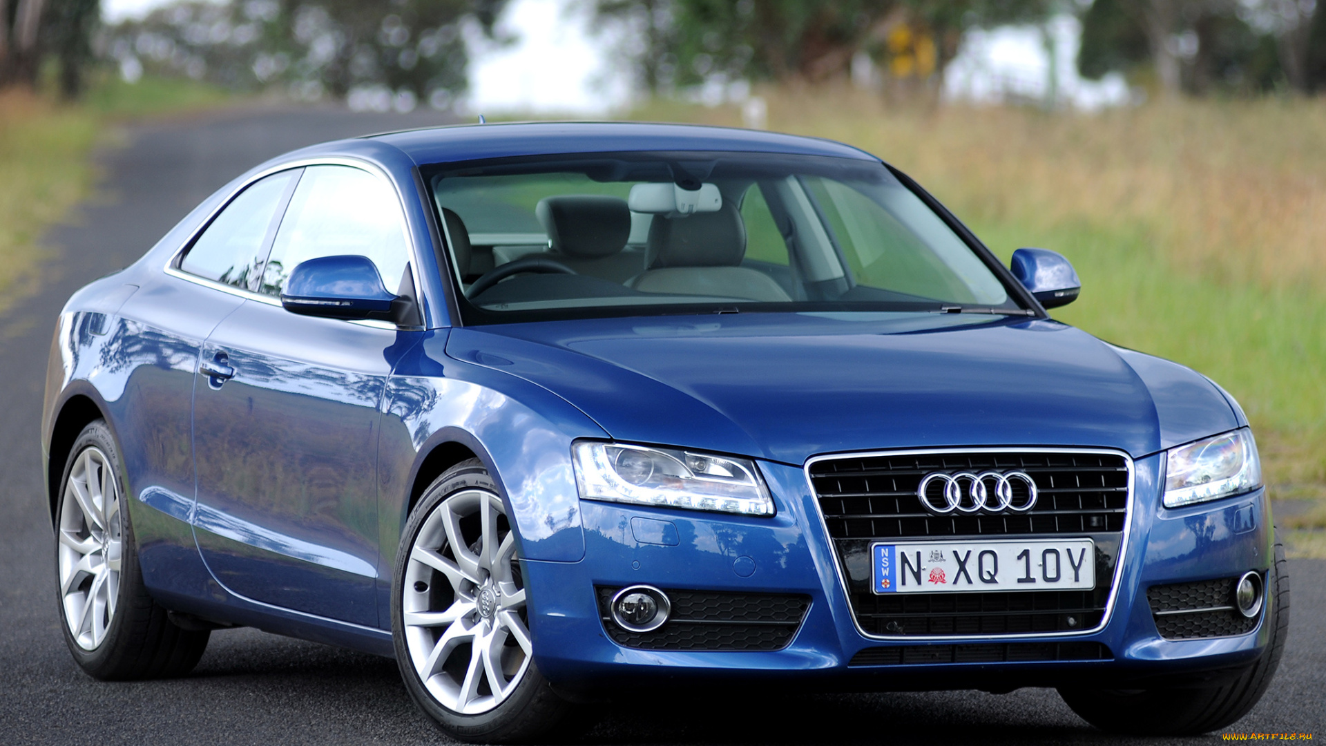 автомобили, audi, a5, 3-2, coupе, au-spec, синий