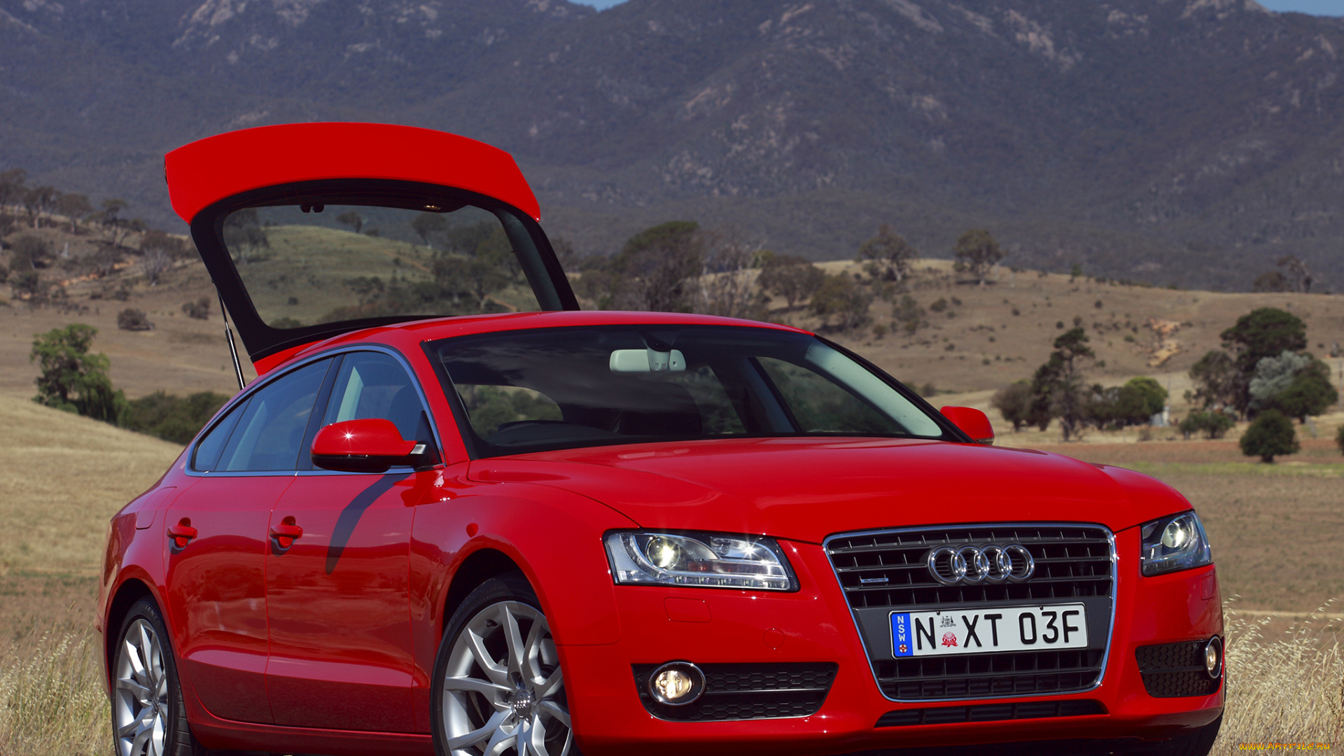 автомобили, audi, красный, a5, sportback, 2-0t, quattro, au-spec