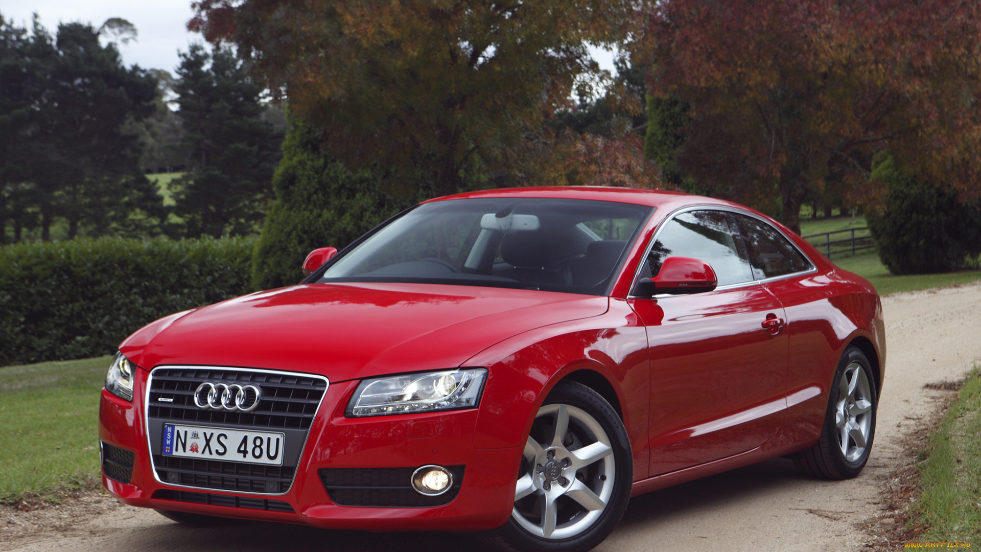 автомобили, audi, красный, au-spec, quattro, coup, 2-0t, a5