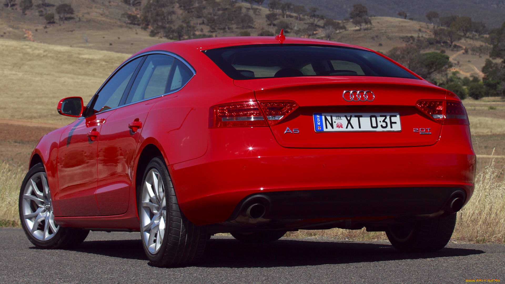 автомобили, audi, quattro, 2-0t, a5, красный, sportback, au-spec