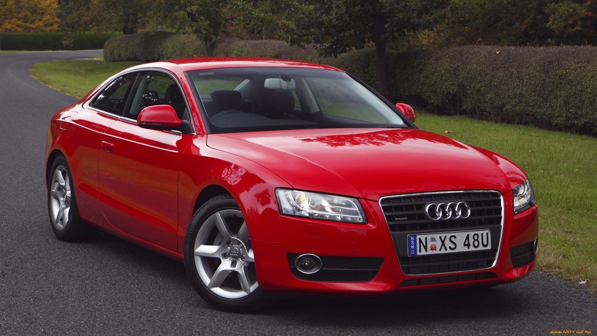 автомобили, audi, quattro, au-spec, красный, coup, 2-0t, a5