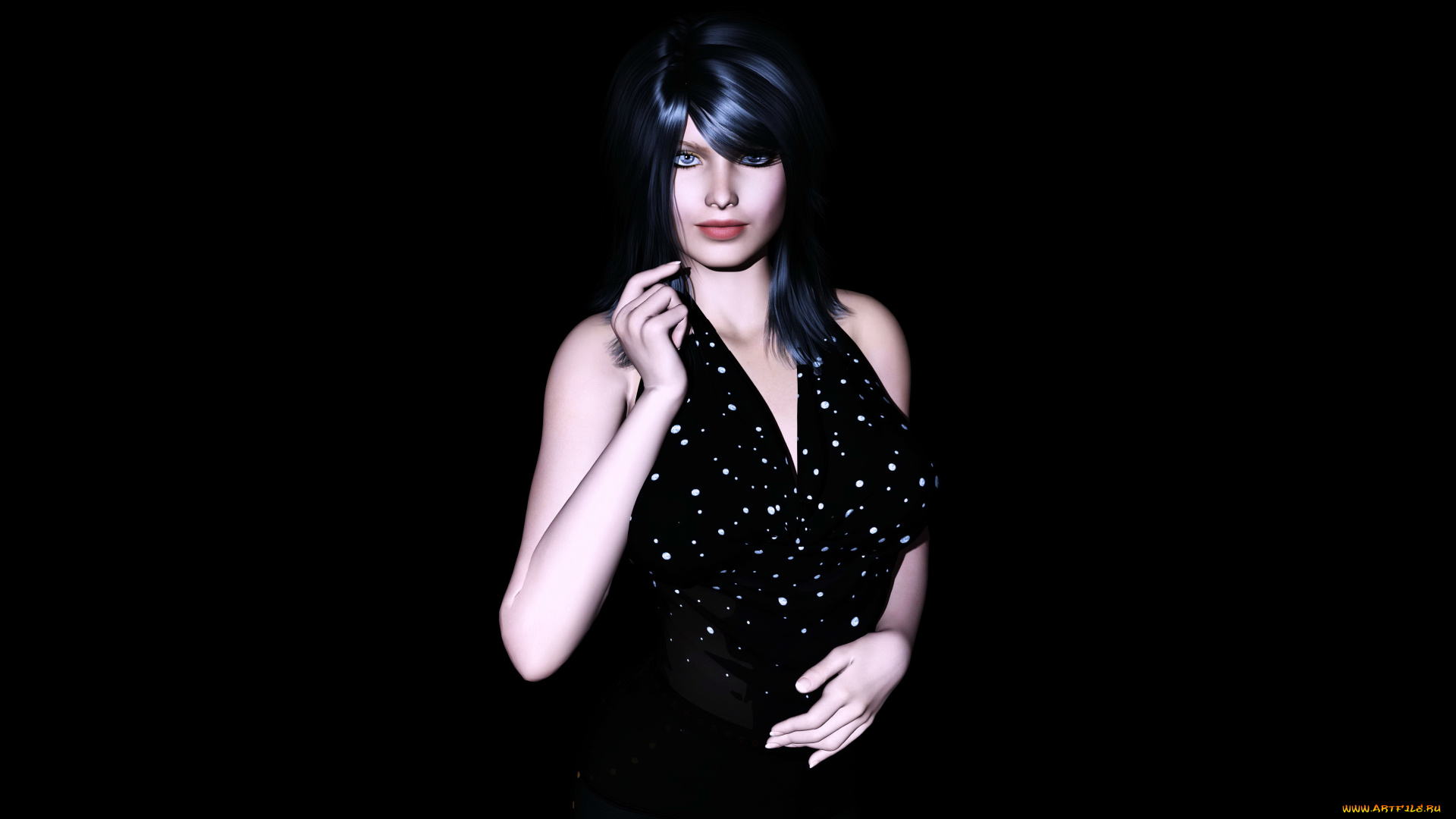 harleigh, 3д, графика, люди, , people, взгляд, девушка