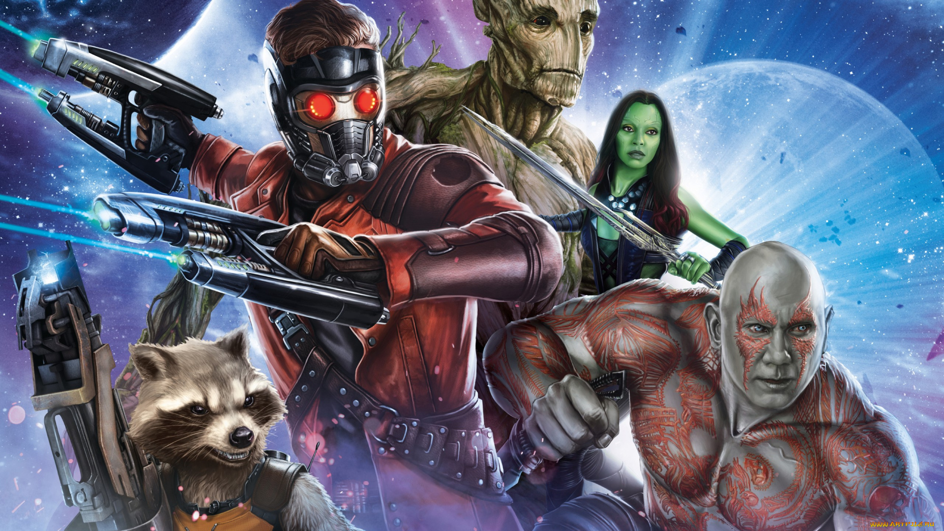 кино, фильмы, guardians, of, the, galaxy, rocket, groot, wooden, man, guardians, of, the, galaxy, marvel