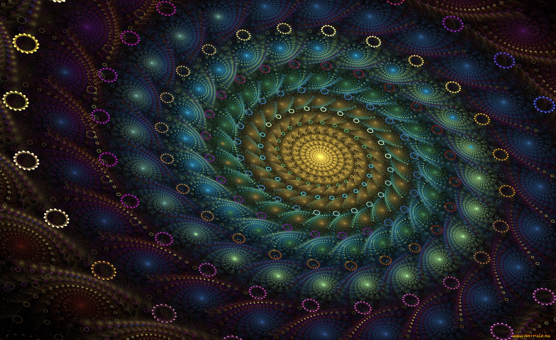 3д, графика, фракталы, , fractal, узор, фон, цвета