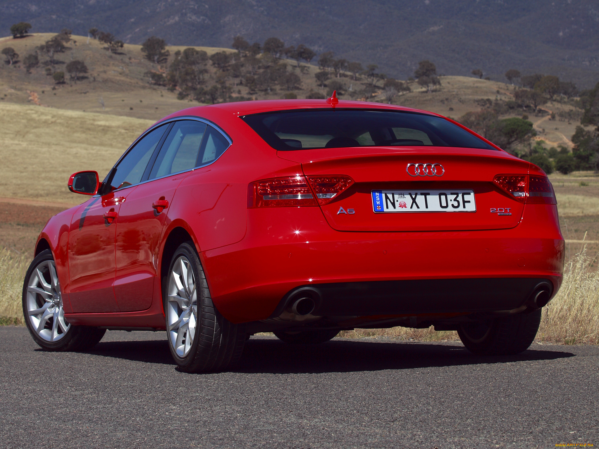 автомобили, audi, quattro, 2-0t, a5, красный, sportback, au-spec