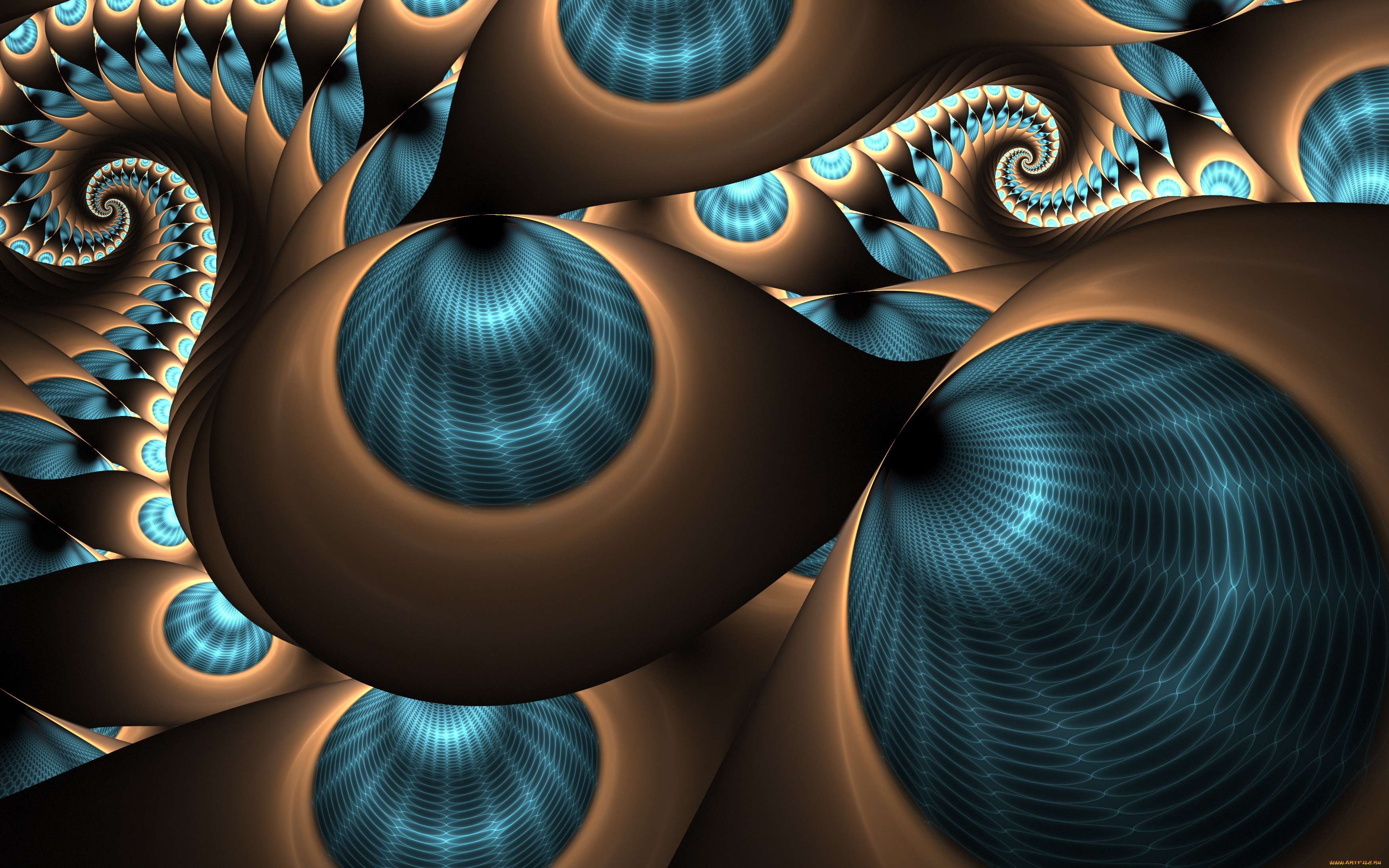 3д, графика, фракталы, , fractal, узор, фон, цвета