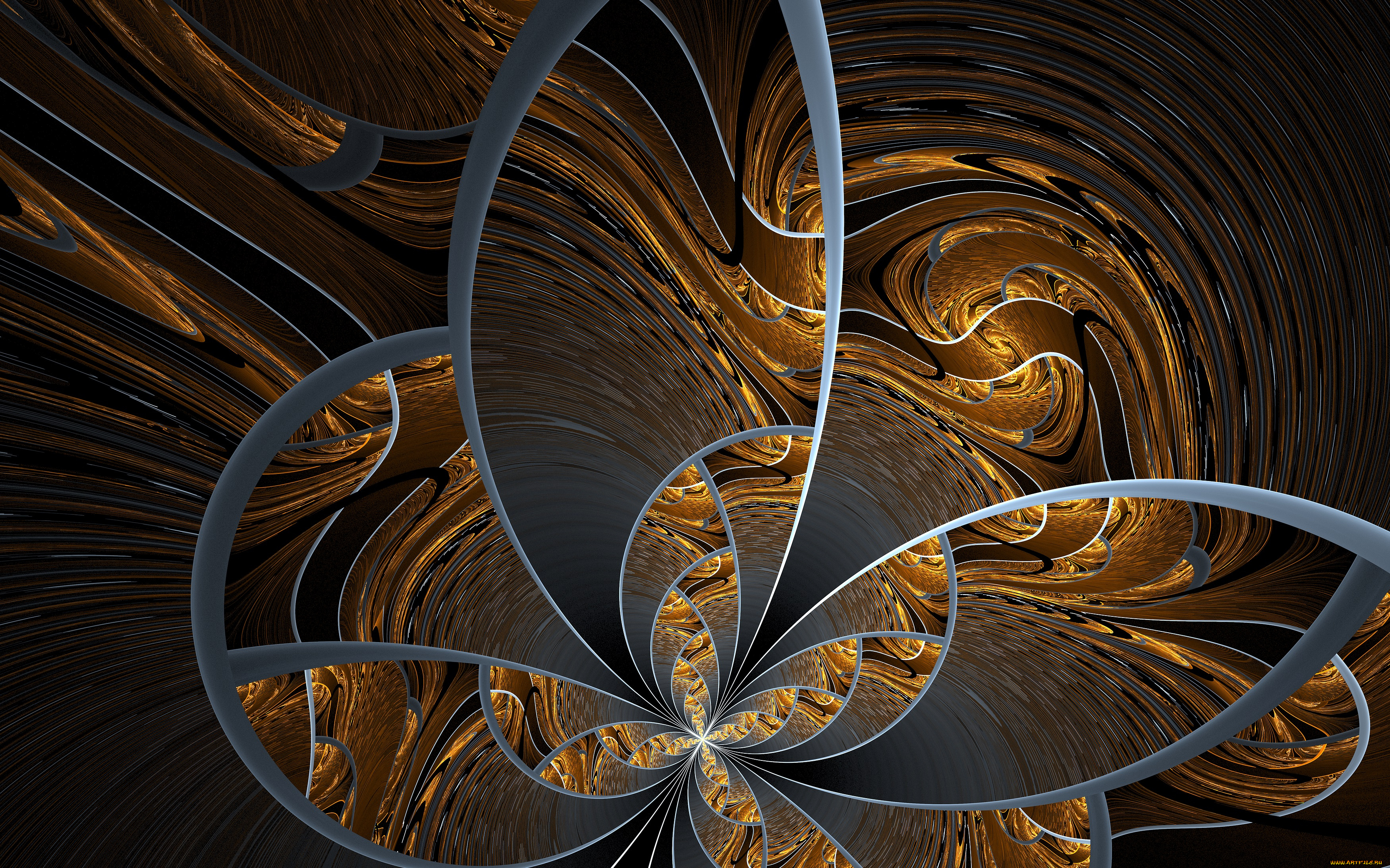 3д, графика, фракталы, , fractal, узор, фон, цвета