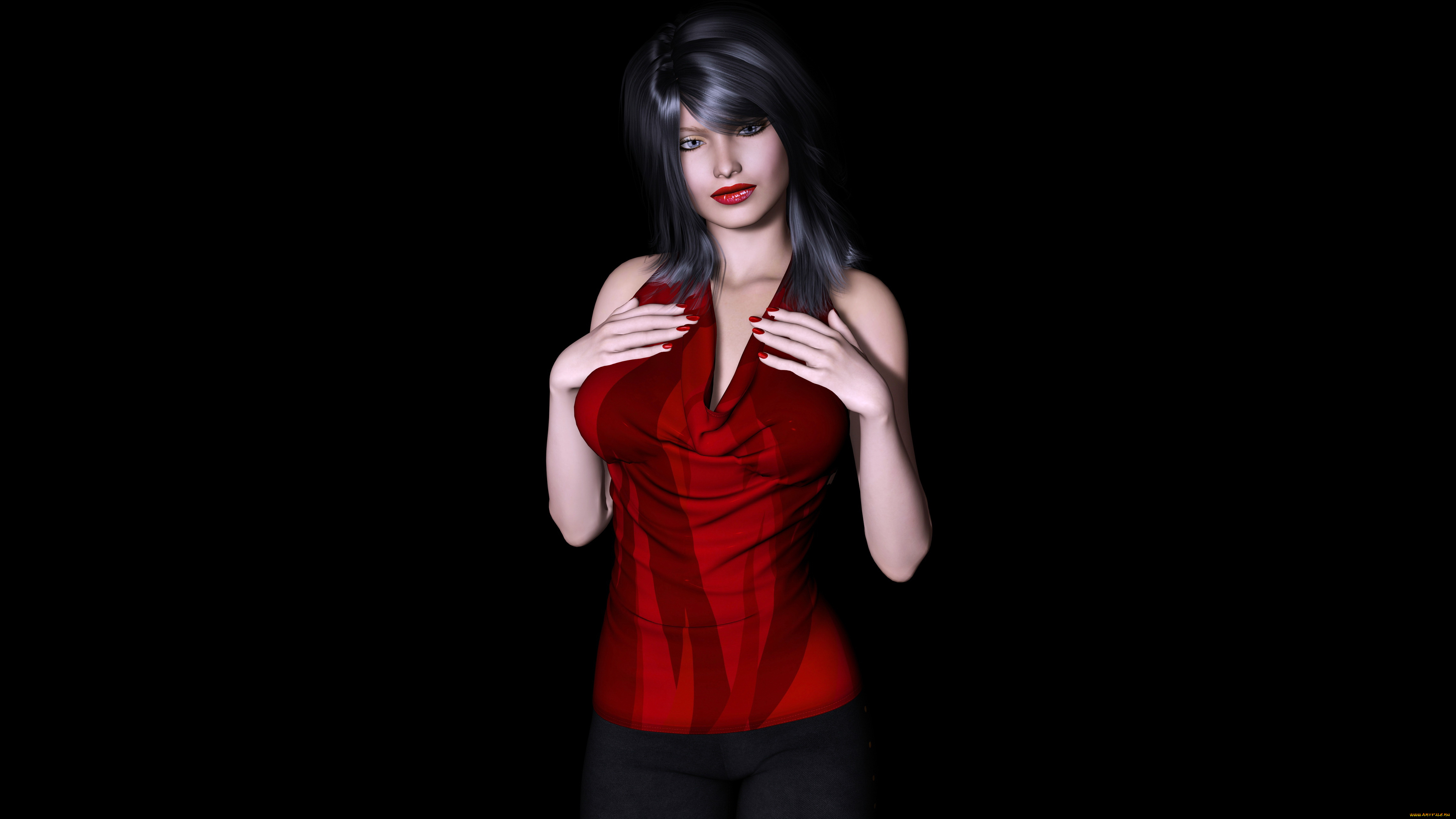 harleigh, 3д, графика, люди, , people, взгляд, девушка